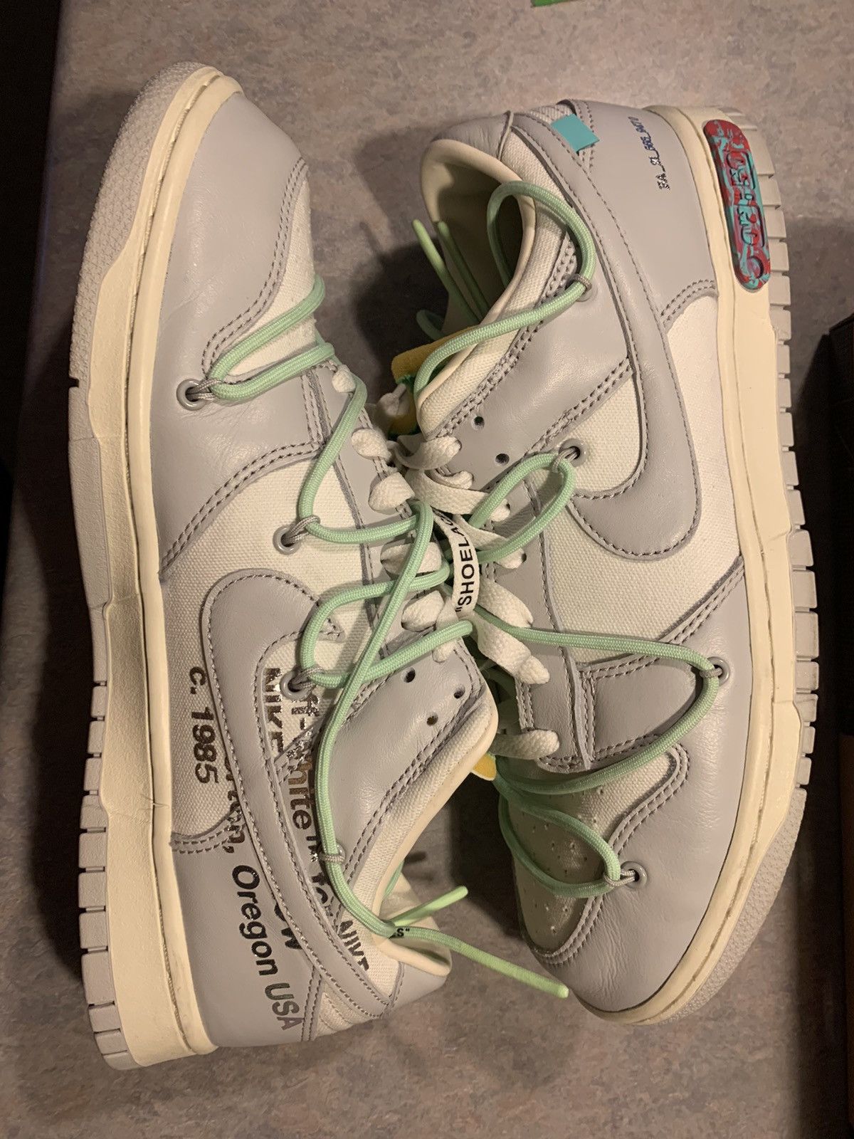 Nike × Off-White Off White Dunk lot 7 Size US 11 / EU 44 - 2 Thumbnail