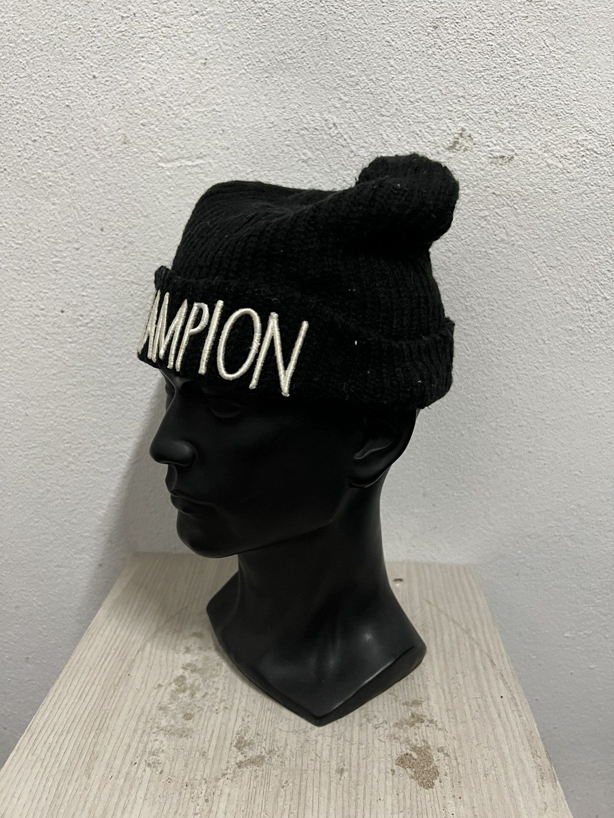 Champion Champion Spell Out Beanie Hat Size ONE SIZE - 3 Thumbnail