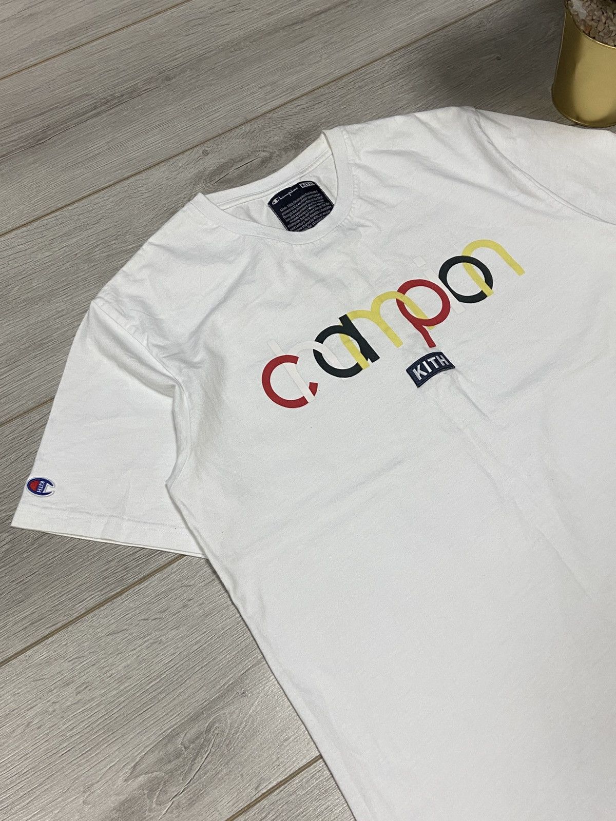 Champion × Kith Champion Kith box logo Tee t-shirt Size US L / EU 52-54 / 3 - 3 Thumbnail
