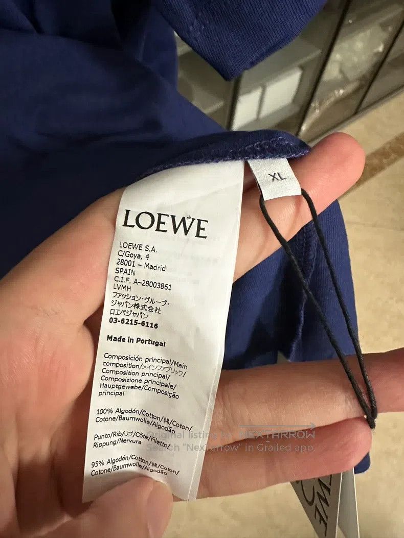 Loewe LOEWE FW21 Anagram crew neck short-sleeve T-shirt Size US XL / EU 56 / 4 - 4 Thumbnail