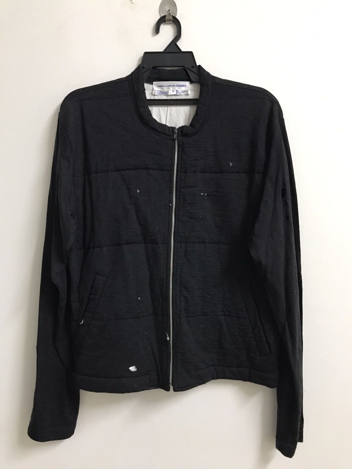Comme des Garcons Comme des Garçons Shirt Wool Distressed Jacket Size US M / EU 48-50 / 2 - 1 Thumbnail