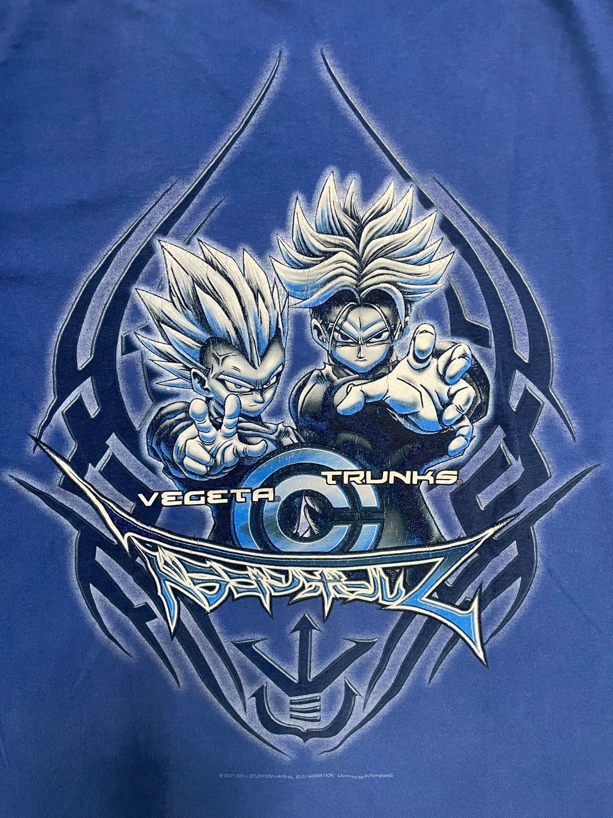 Vintage Vintage 2000s Dragon Ball Z vegeta and trunks tee Size US M / EU 48-50 / 2 - 4 Thumbnail