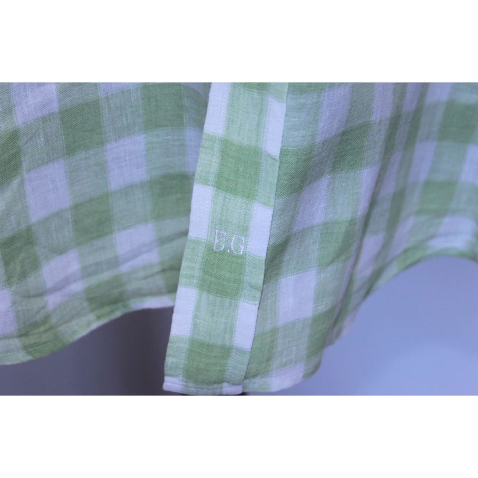 Gant GANT Shirt Mens 100% Linen Regular Fit Size L Multicoloured Button-Up Collared Size US L / EU 52-54 / 3 - 2 Thumbnail