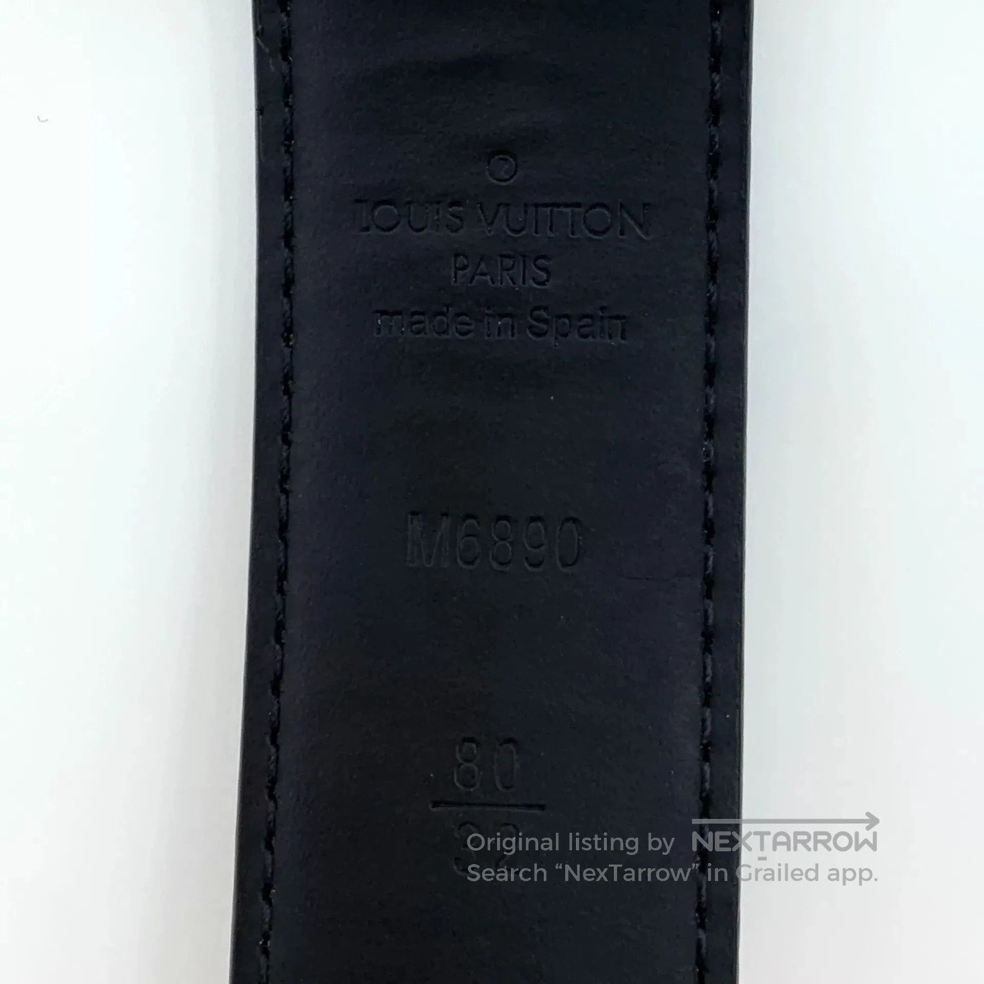 Louis Vuitton Louis Vuitton Black Multicolor Logo Belt. Size ONE SIZE - 8 Thumbnail