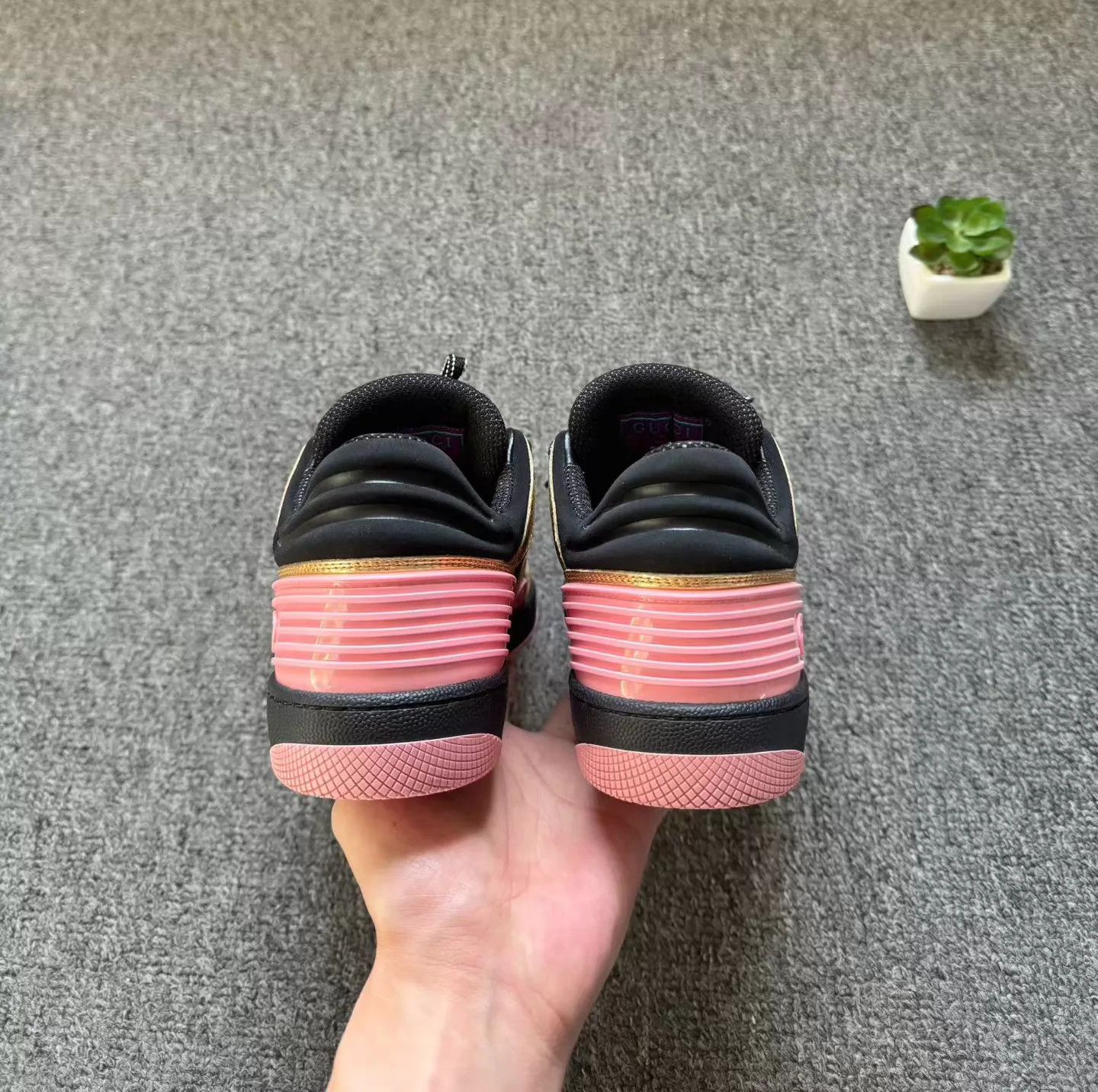 Gucci Gucci Basket Pink Gold 36.5 (Worn Once, Like New) Size US 5.5 / IT 35.5 - 6 Thumbnail