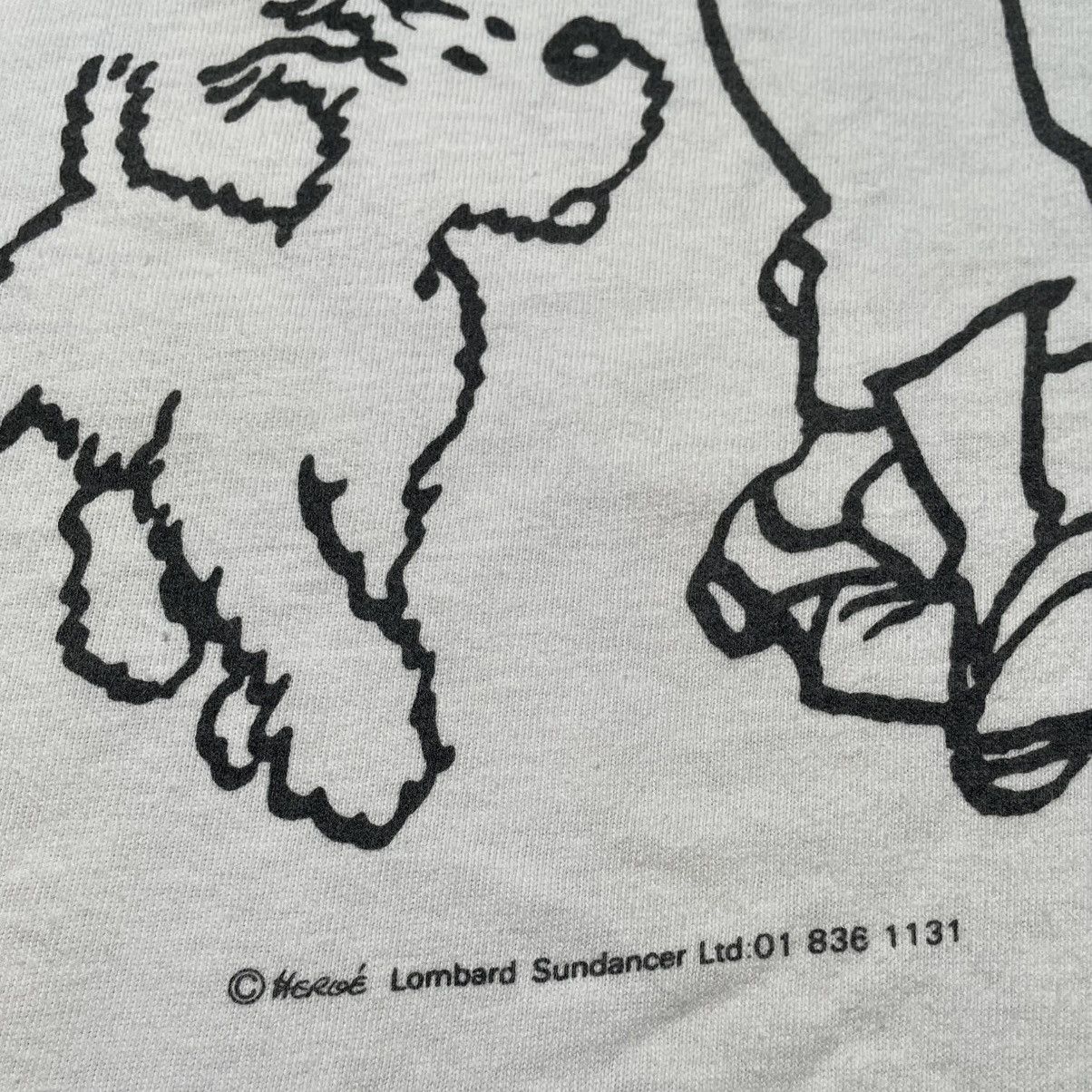 Fruit Of The Loom Vintage Tintin & Snowy Size US M / EU 48-50 / 2 - 3 Thumbnail