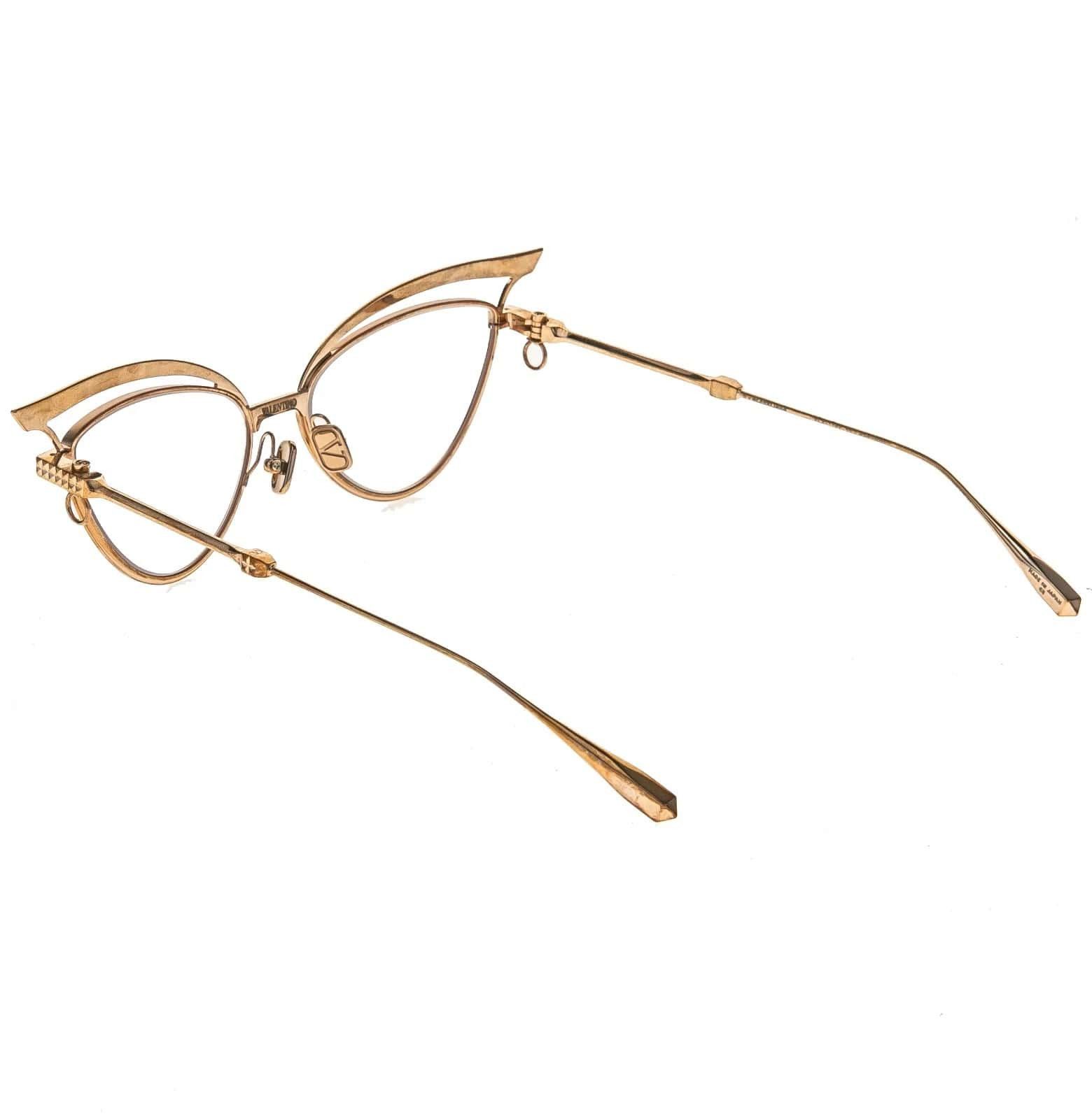 Valentino VALENTINO V-GLASSLINER VLX118 Gold Chain Pink VLX 118F Size ONE SIZE - 12 Thumbnail