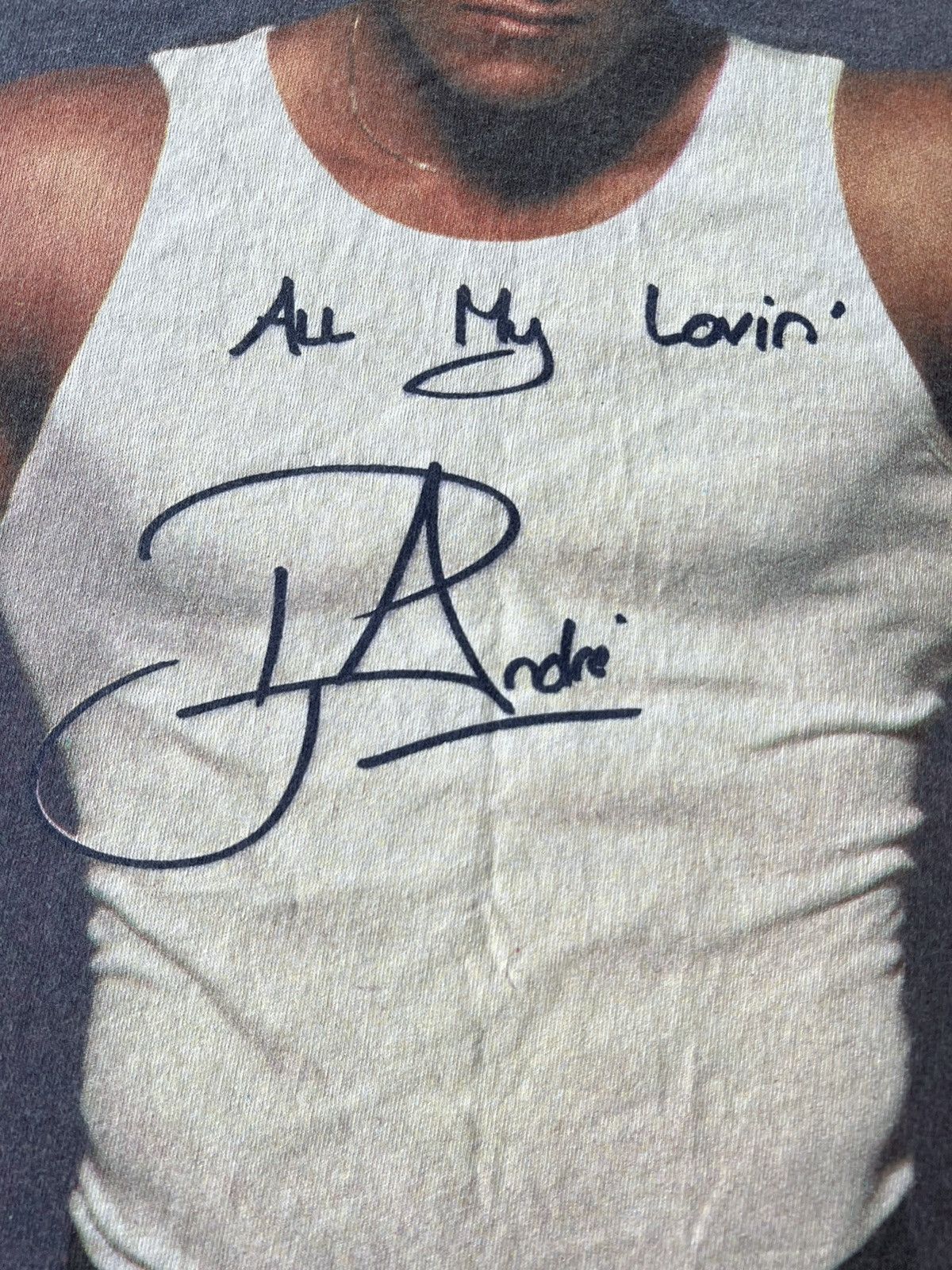 Band Tees Vintage 90s Peter Andre Pop Music White T-shirt Size US M / EU 48-50 / 2 - 5 Thumbnail