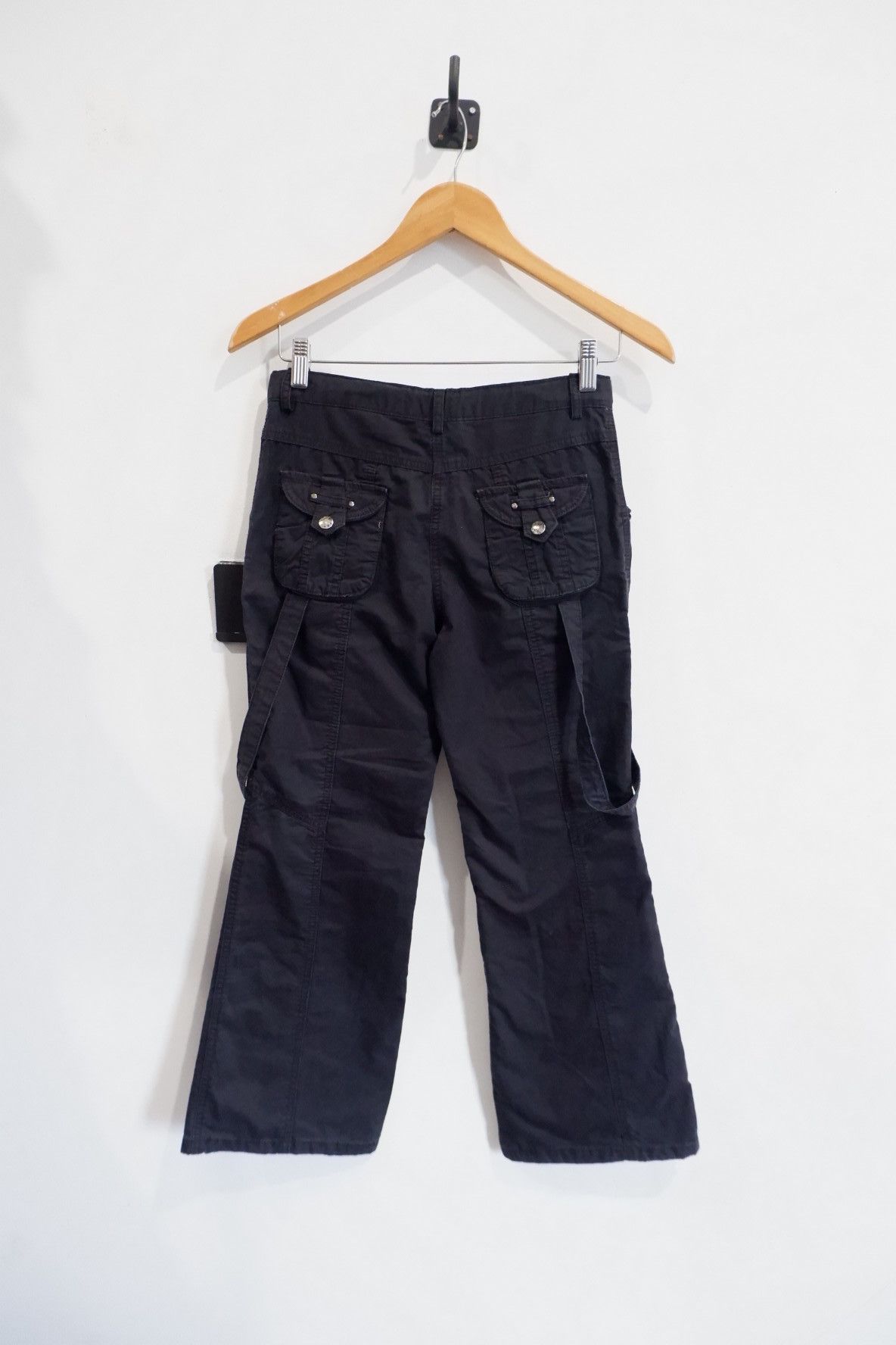 Japanese Brand × Seditionaries Vintage Japan Brand Mighty 10 Flared Bondage Cropped Pants Size 26" / US 2 / IT 38 - 2 Thumbnail