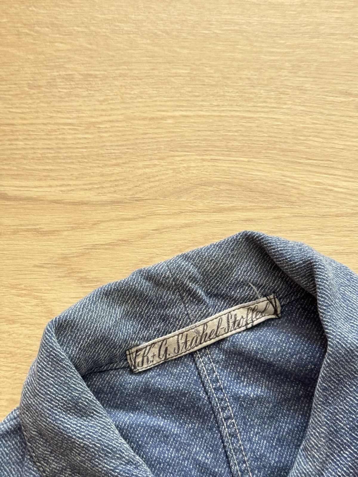 Le Laboureur Vintage 70-80s European Workers Le Laboureur Selvedge Jacket Size US M / EU 48-50 / 2 - 9 Thumbnail
