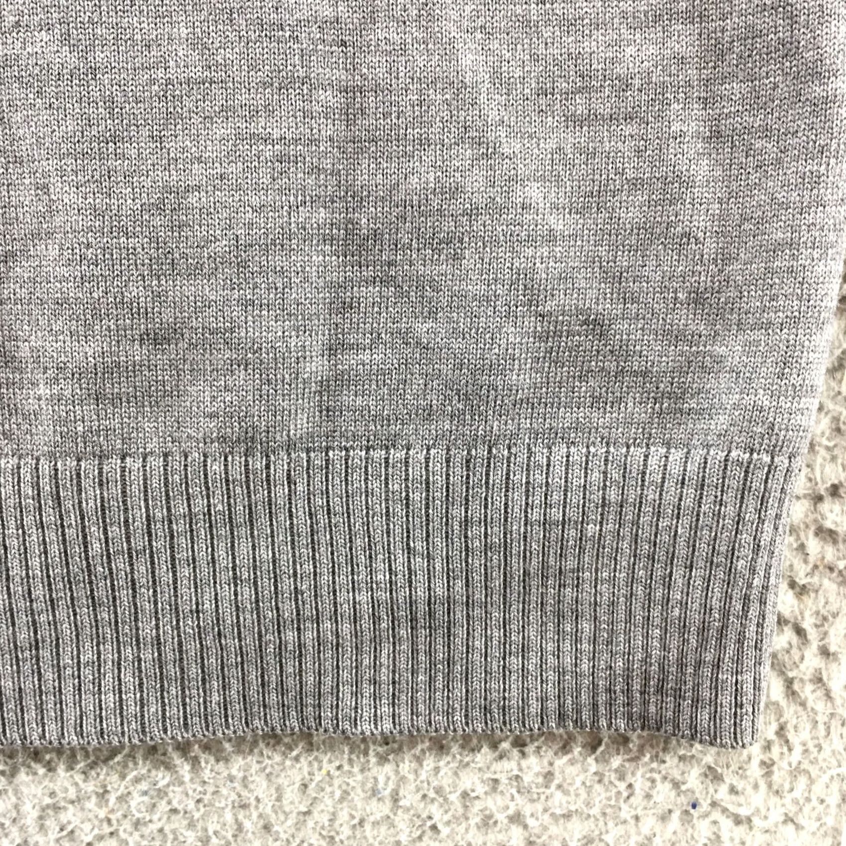 Banana Republic Banana Republic Sweater Mens L Gray Merino Extra Fine Wool Knitted Long Sleeve Size US L / EU 52-54 / 3 - 7 Thumbnail