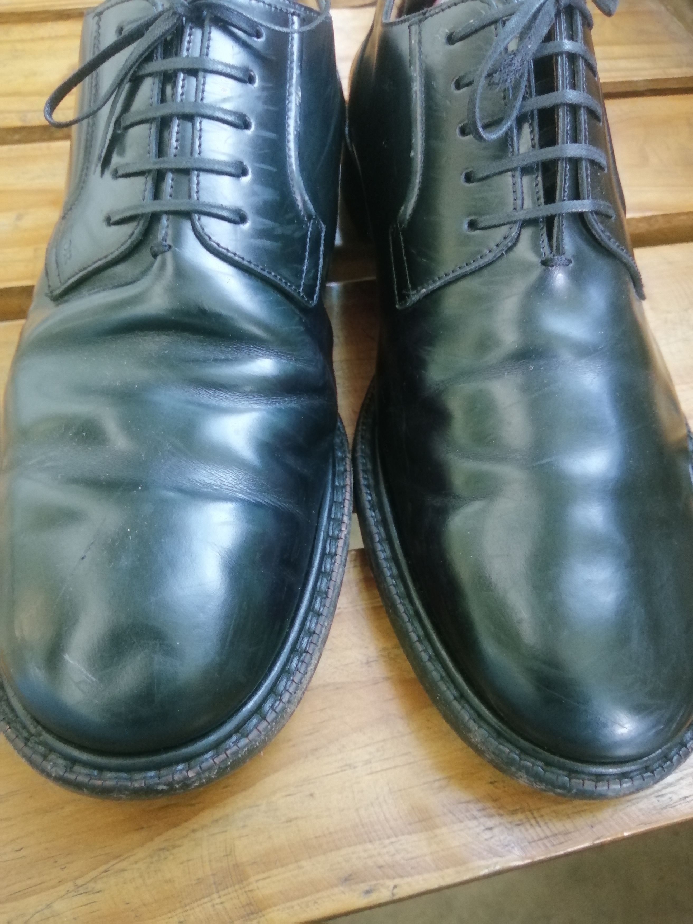 Dior Dior Black Leather Derby Dress Shoes Size 42 – Made in Italy Size US 9 / EU 42 - 9 Thumbnail