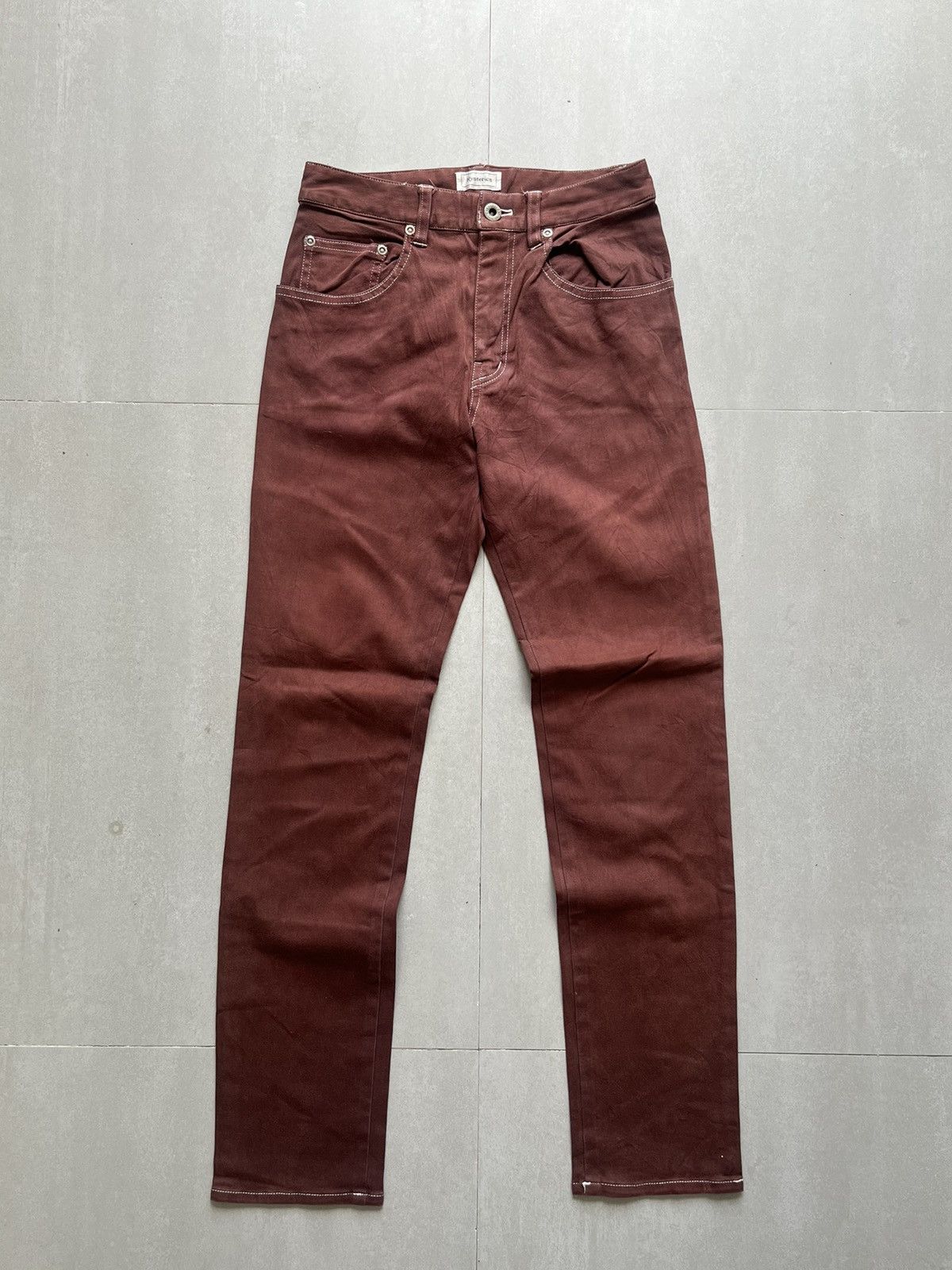 Hysteric Glamour Hysterics hysteric glamour soft burgundy pant Size US 26 / EU 42 - 1 Thumbnail