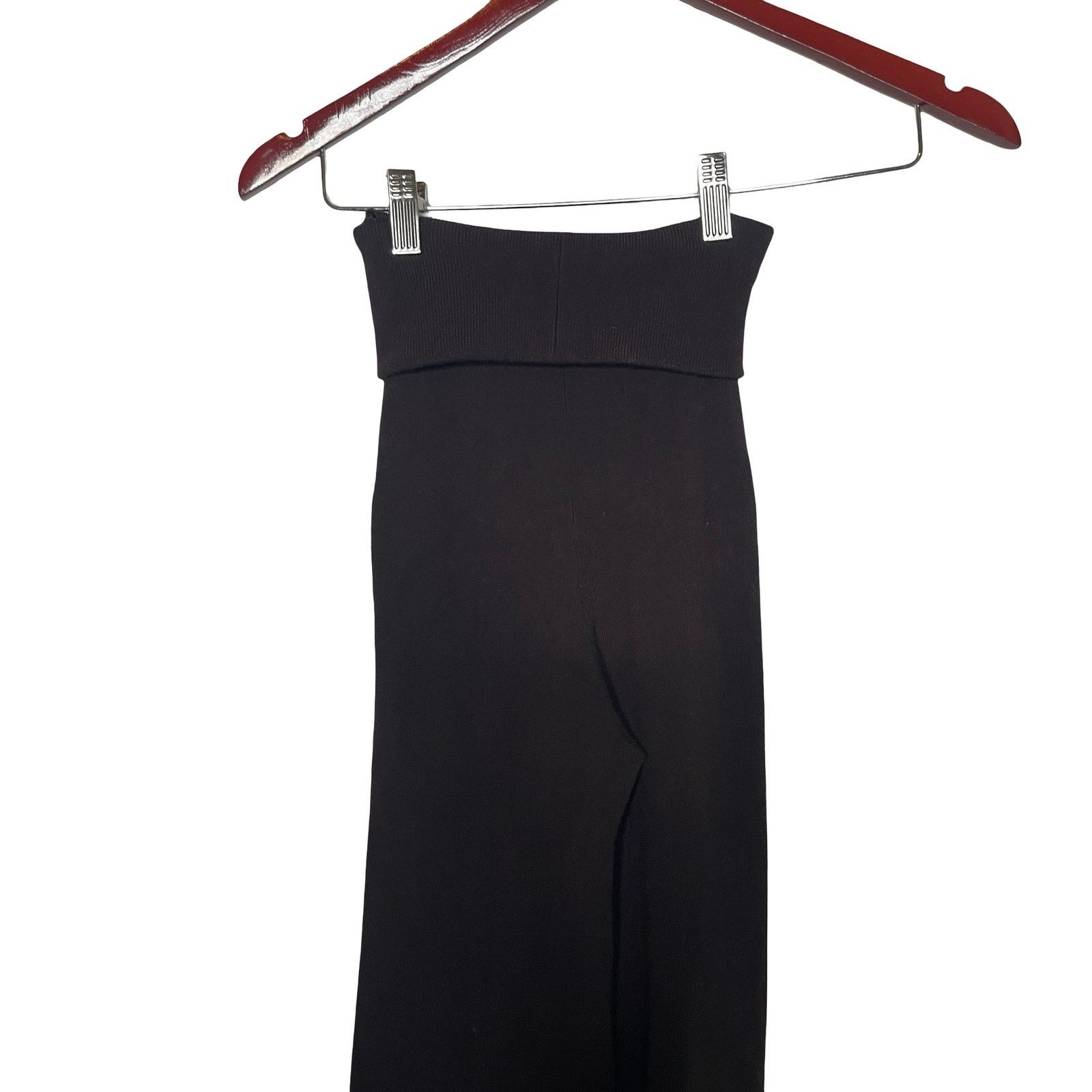 Other LESET Brown Chocolate Zoe Wide Leg Pants sz S Size 26" / US 2 / IT 38 - 4 Thumbnail