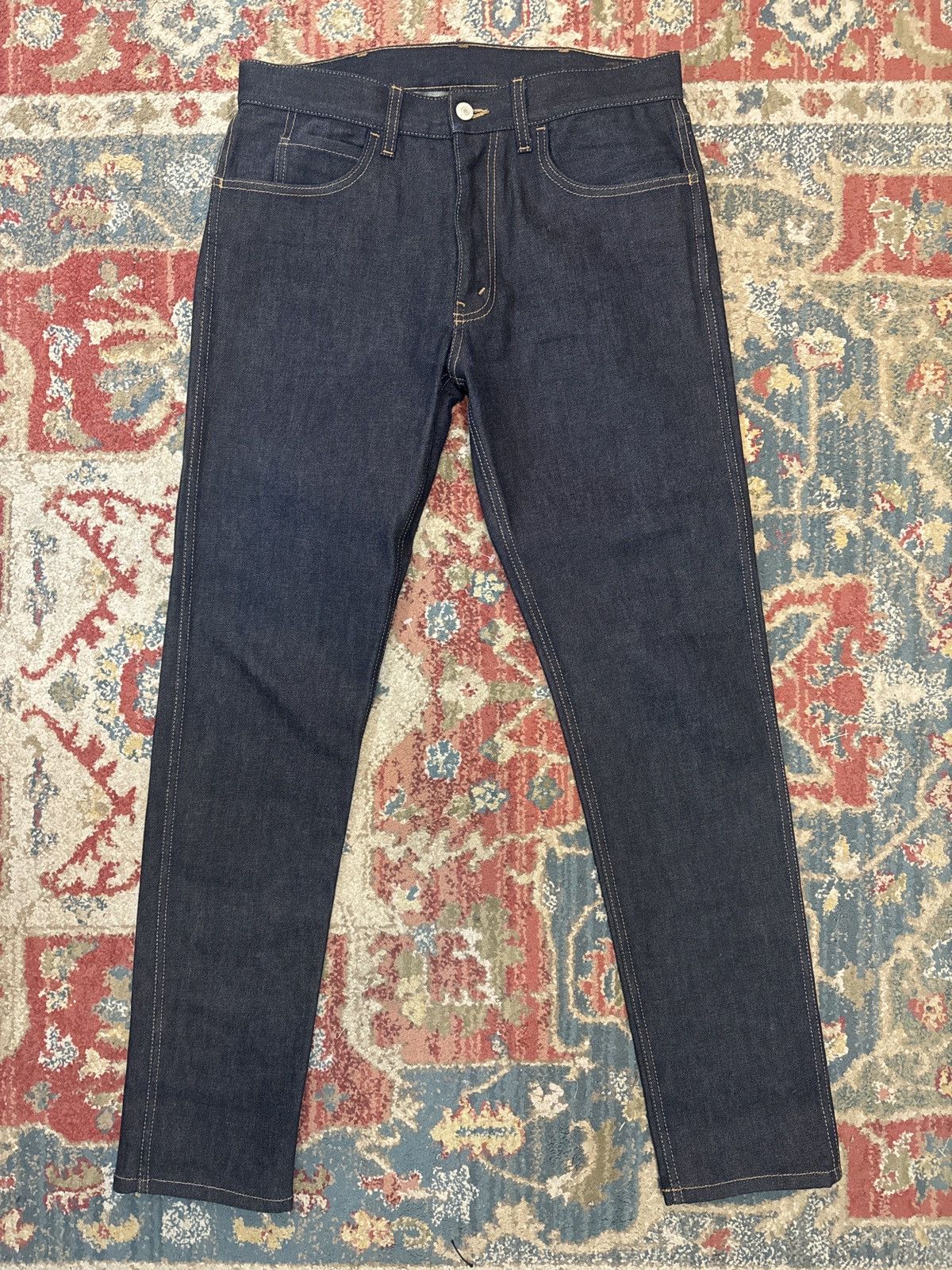 Gucci Dark Straight Denim w/ Patch Size US 32 / EU 48 - 2 Thumbnail