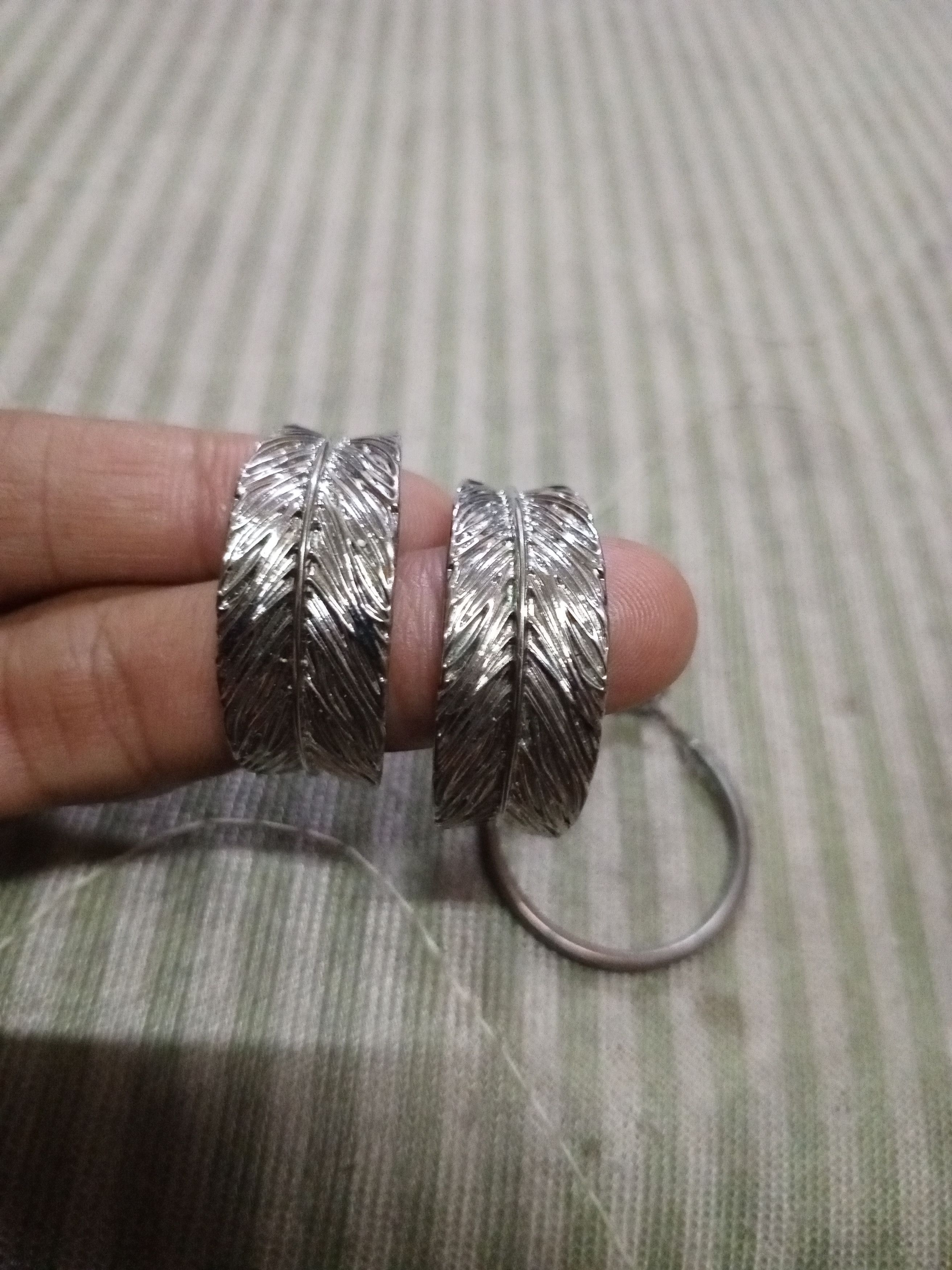 Japanese Brand XS feather pierced earring (catch) Size ONE SIZE - 3 Thumbnail