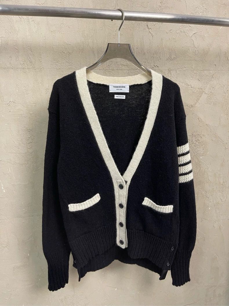 Thom Browne Thom Browne size1 Grayish colored striped brocade silver bu Size US S / EU 44-46 / 1 - 1 Thumbnail