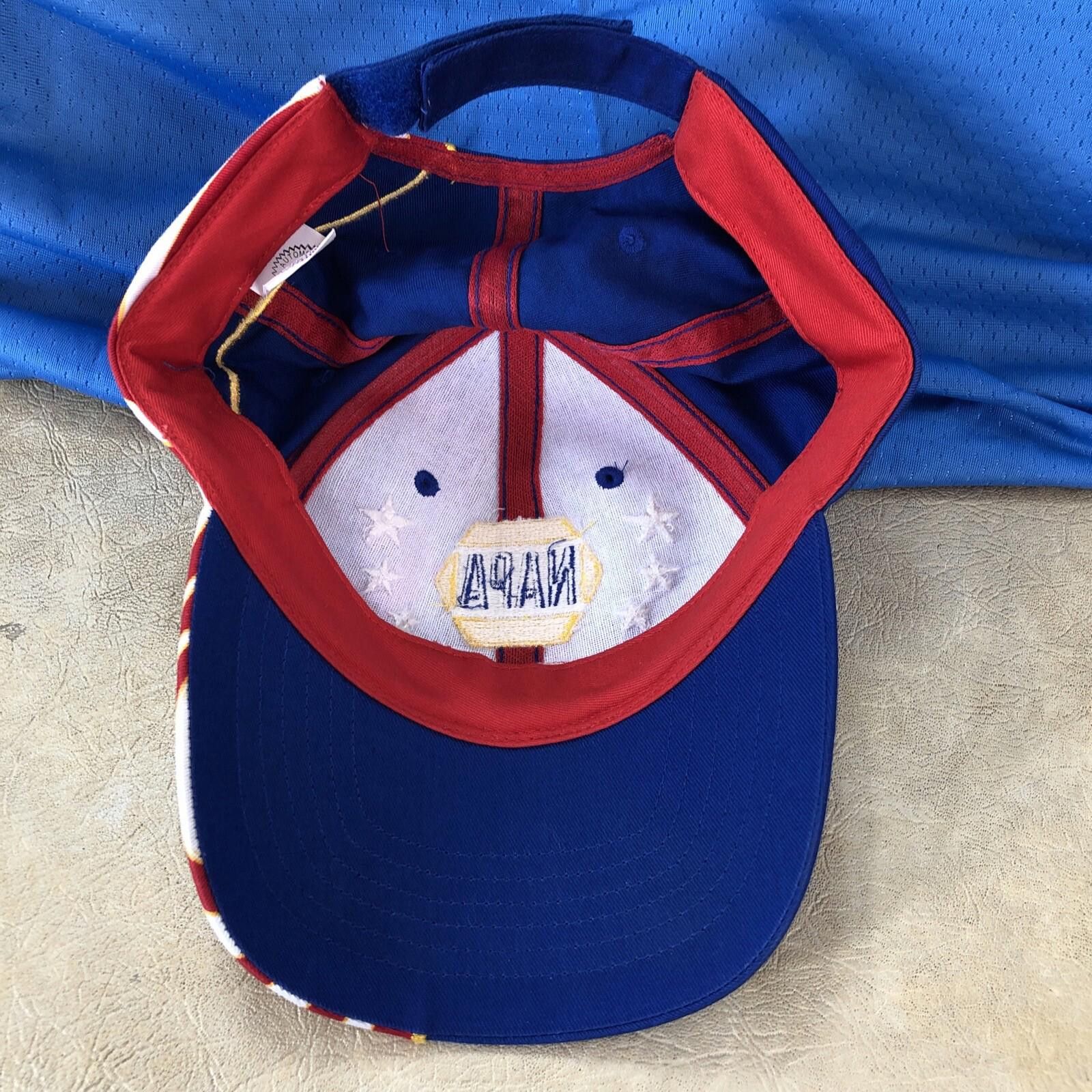 The Unbranded Brand NAPA Baseball Hat Racing #15 Blue Patriotic Striped Trucker Size ONE SIZE - 6 Thumbnail