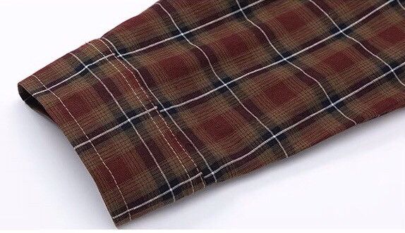 Japanese Brand × Vintage Retro fashion patchwork plaid button up shirt Size US XXL / EU 58 / 5 - 7 Thumbnail