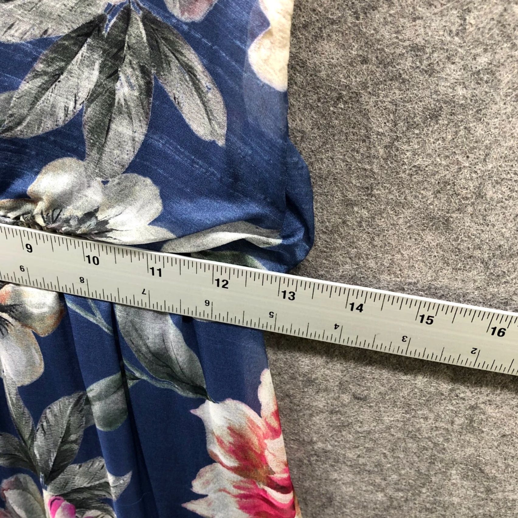 Vintage Larag Silk Blend Floral Maxi Dress Women Size M Blue Pink A-Line Sleeveless Floral Italy NWT Size M / US 6-8 / IT 42-44 - 5 Thumbnail