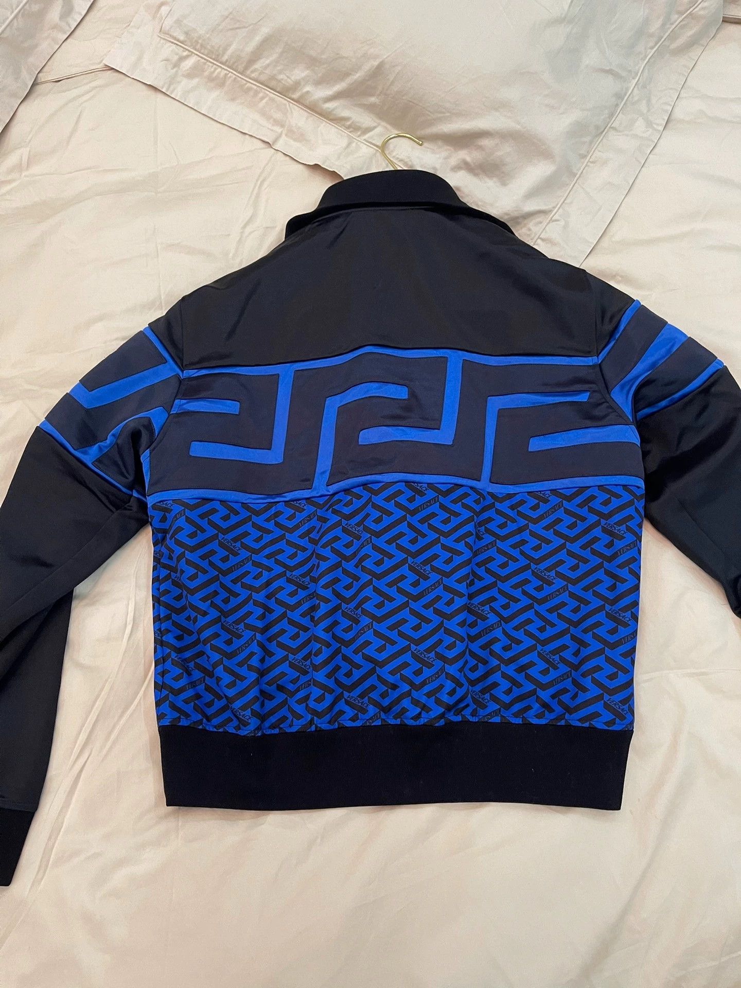 Versace Versace Full Logo Black & Blue Casual Jacket L Size US L / EU 52-54 / 3 - 2 Thumbnail