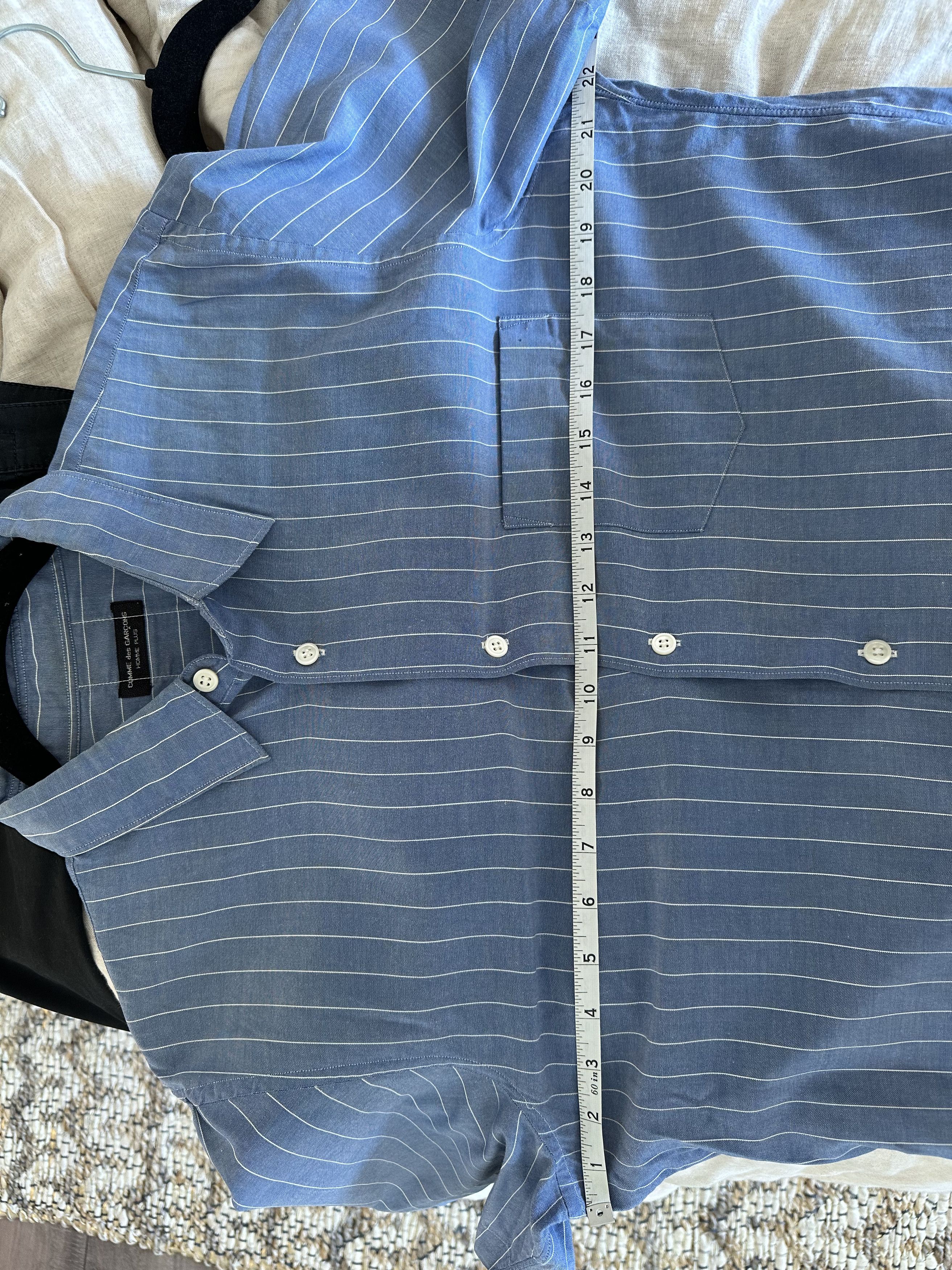 Comme des Garcons Comme des Garcons Homme Plus AD 1995 Striped Button Up Shirt Size US M / EU 48-50 / 2 - 6 Thumbnail