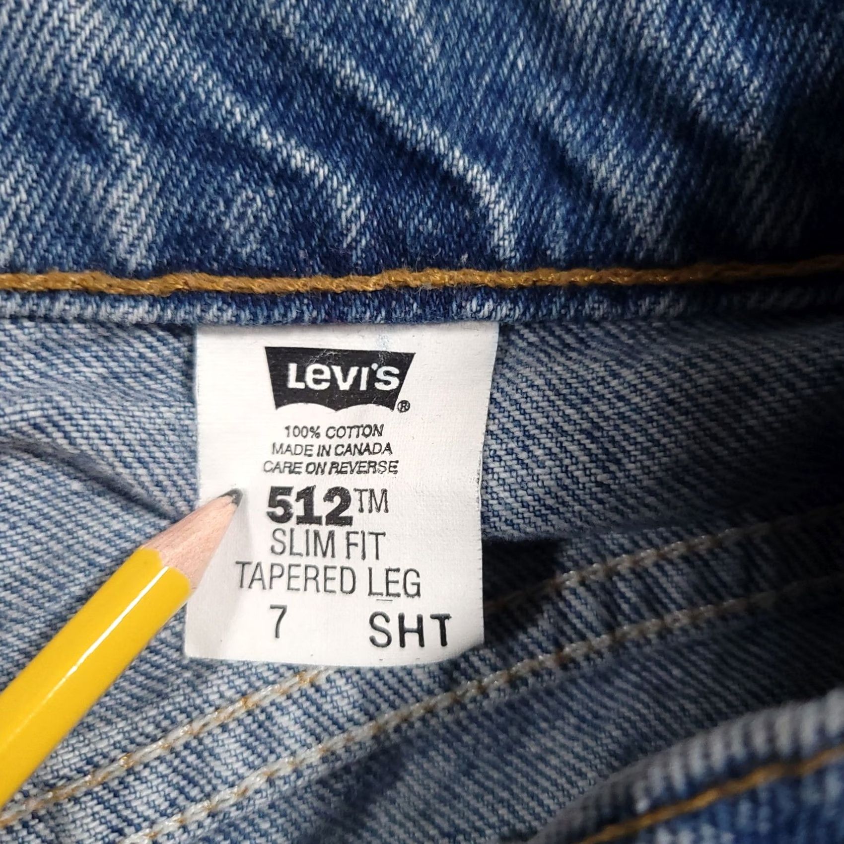 Levi's VINTAGE Levi's Jeans Womens 7 Slim Fit Tapered Leg High Rise Denim Blue 90s Mens? Women? (Please confirm) Size 28" / US 6 / IT 42 - 5 Thumbnail