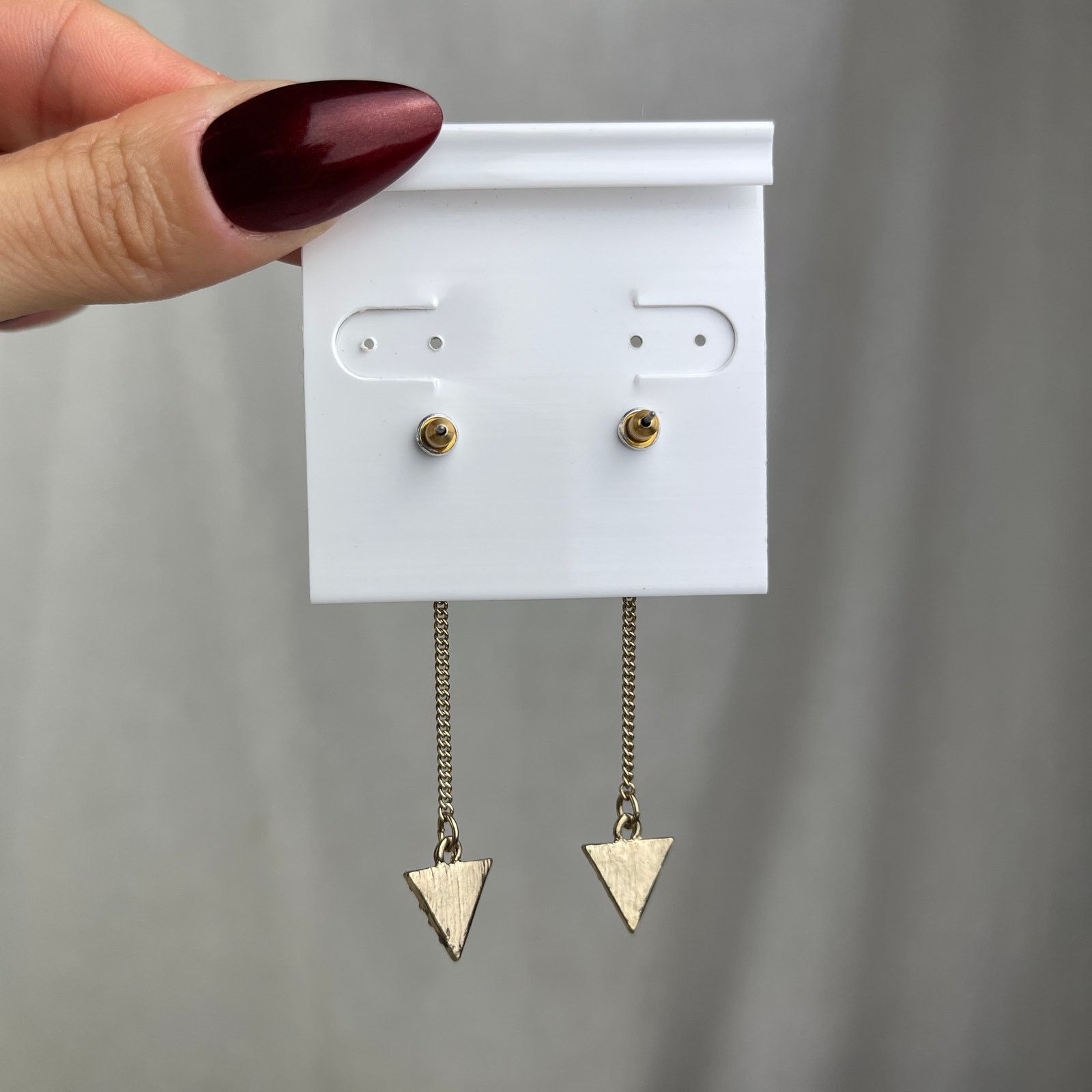 Other Dainty Gold Tone Rhinestone Arrow Dangle Earrings Festival Size ONE SIZE - 11 Thumbnail