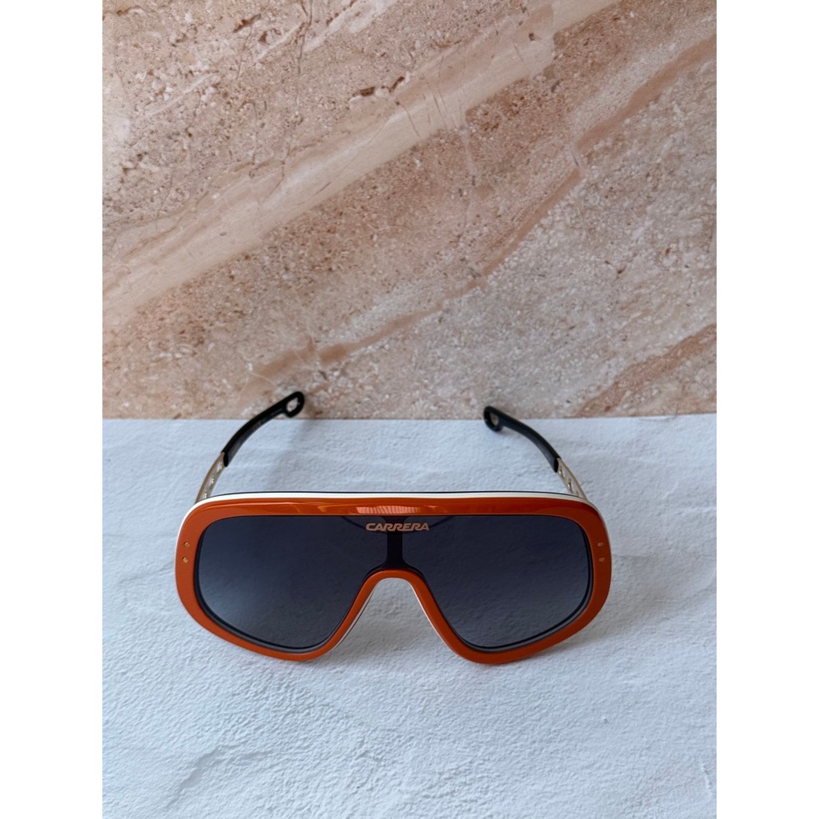 Carrera NEW Carrera Flaglab 17 Mask Shield Sunglasses Orange Size ONE SIZE - 7 Thumbnail