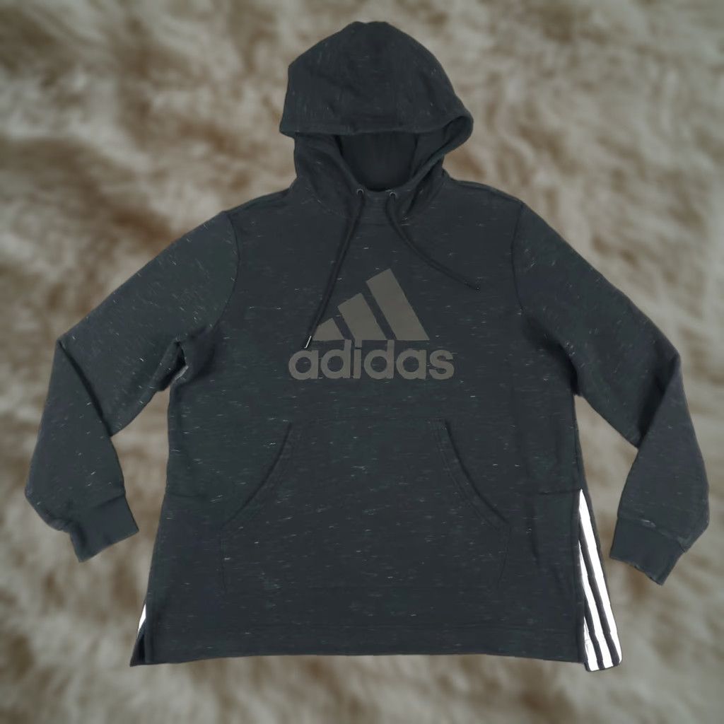 Adidas Adidas Sweater Womens Size XL Black Pullover Hoodie Sweatshirt Ladies Size XL / US 12-14 / IT 48-50 - 1 Thumbnail
