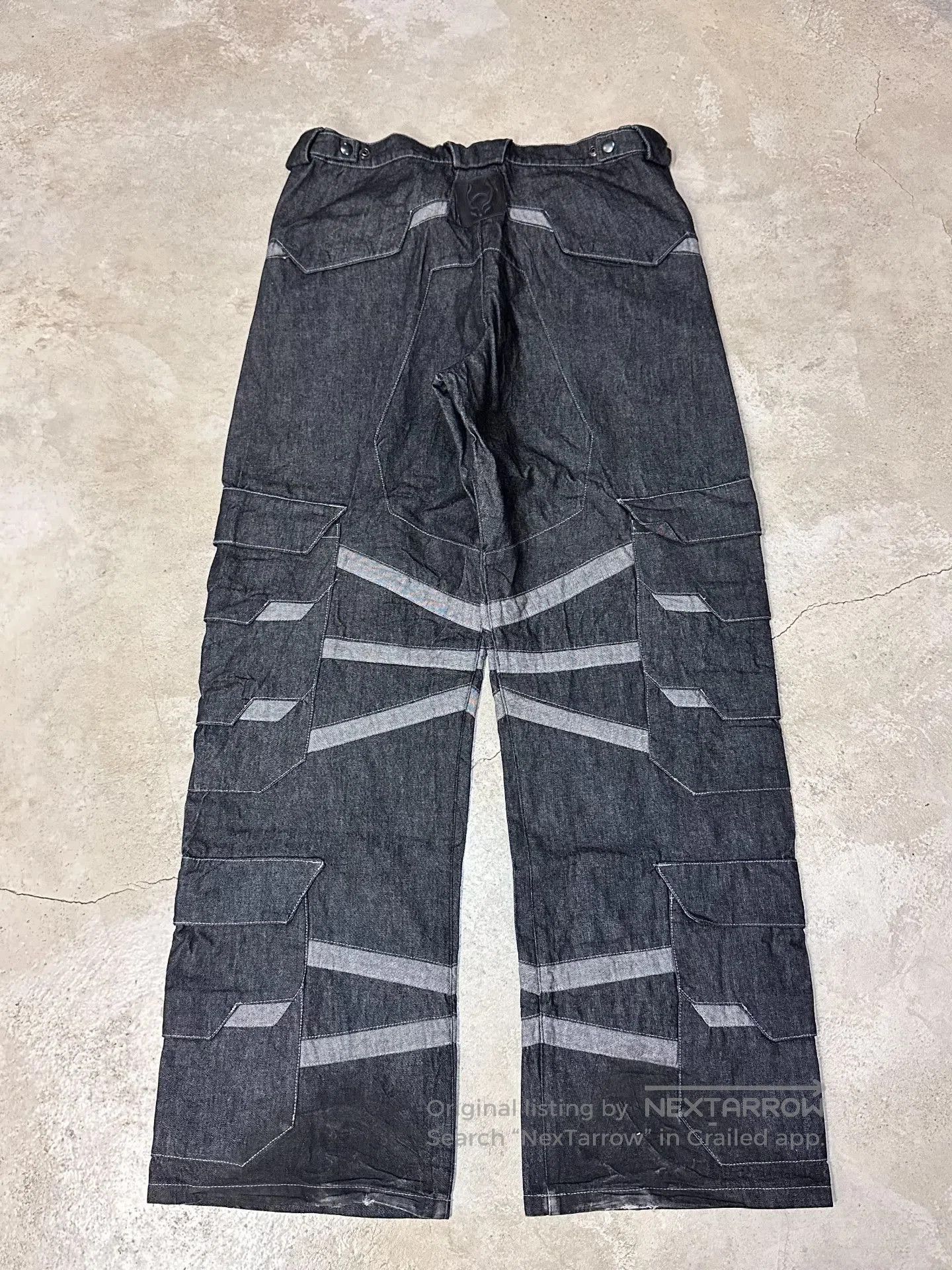 Vintage Vintage 90s Cyberdog Cargo Jeans. Size US 31 - 6 Thumbnail