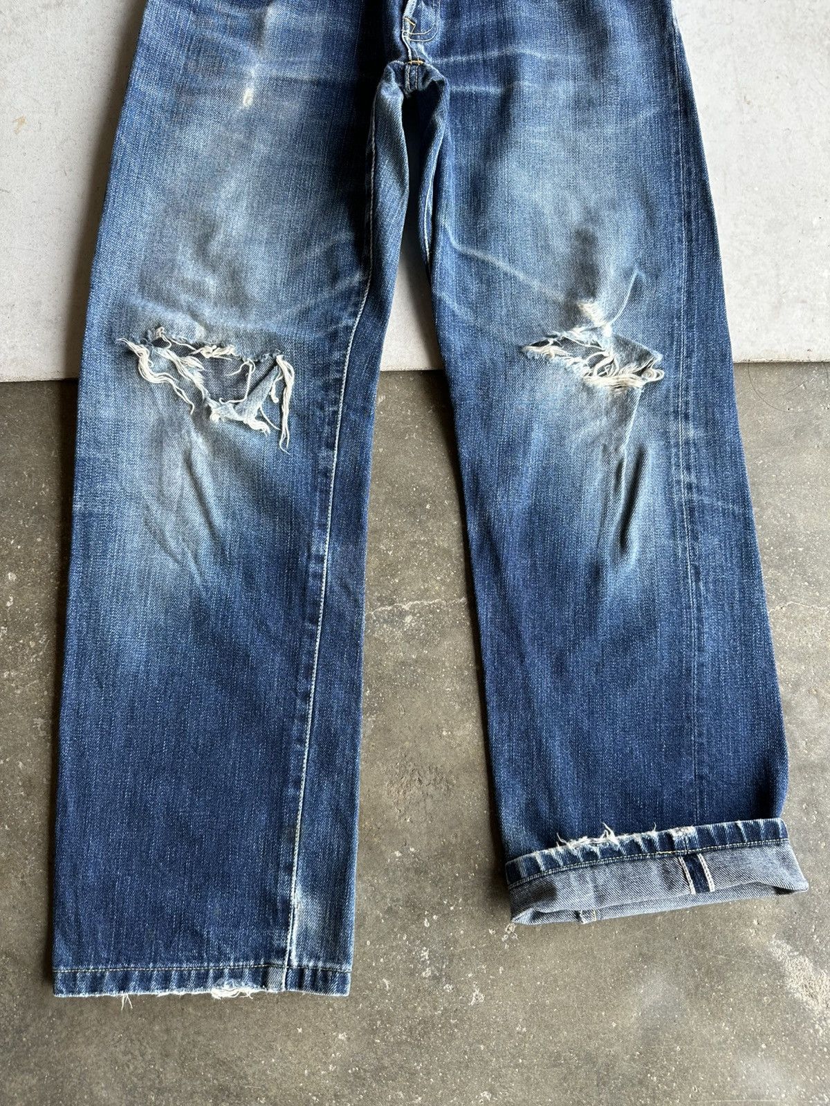 Studio D'Artisan SICKSS! Vintage STUDIO D ARTISAN Denim Lemon Stitch/Selvedge Size US 29 - 5 Thumbnail