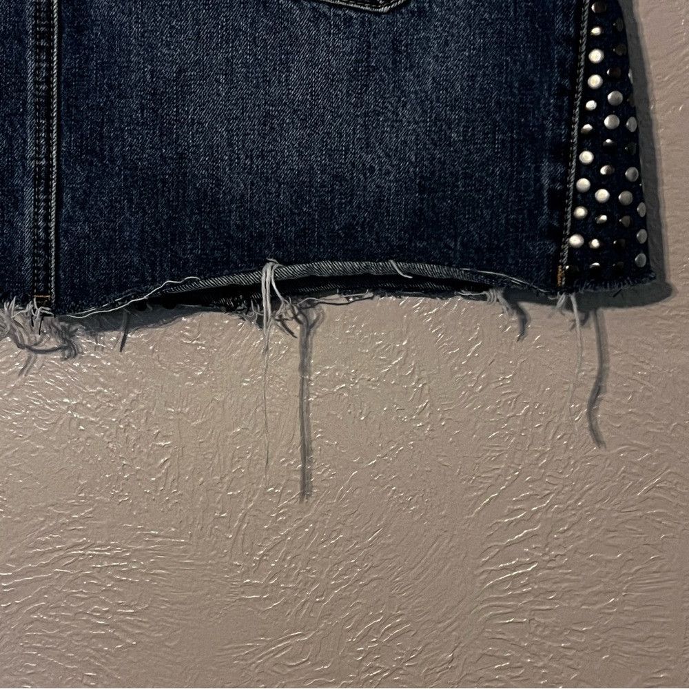BLANKNYC Blank NYC Way Back When Studded Denim Skirt Women’s Size 27 Size 27" / US 4 / IT 40 - 7 Thumbnail