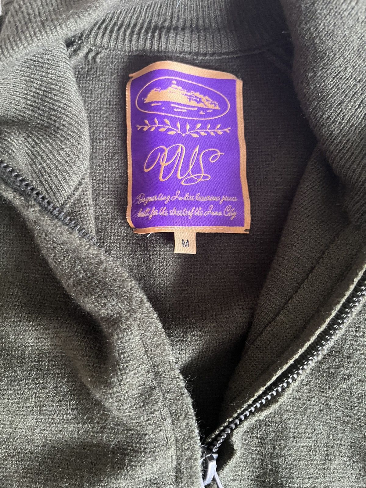 Corteiz Khaki Corteiz Fleece Zip-Up Size US M / EU 48-50 / 2 - 3 Thumbnail