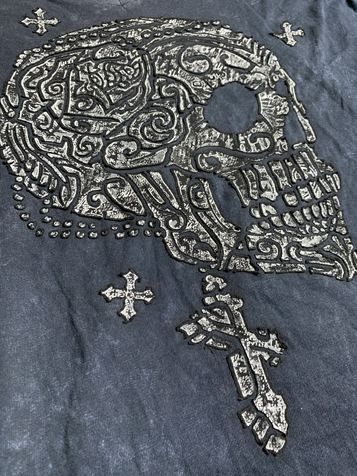 14th Addiction × Le Grande Bleu (L.G.B.) × PPFM Japanese Gothic Skull Long Sleve Style Buckaro Size US M / EU 48-50 / 2 - 2 Thumbnail