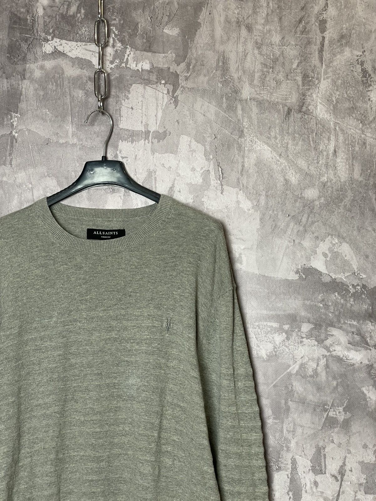 Allsaints × Vintage Allsaints Knitted Cotton Sweater Size US M / EU 48-50 / 2 - 3 Thumbnail