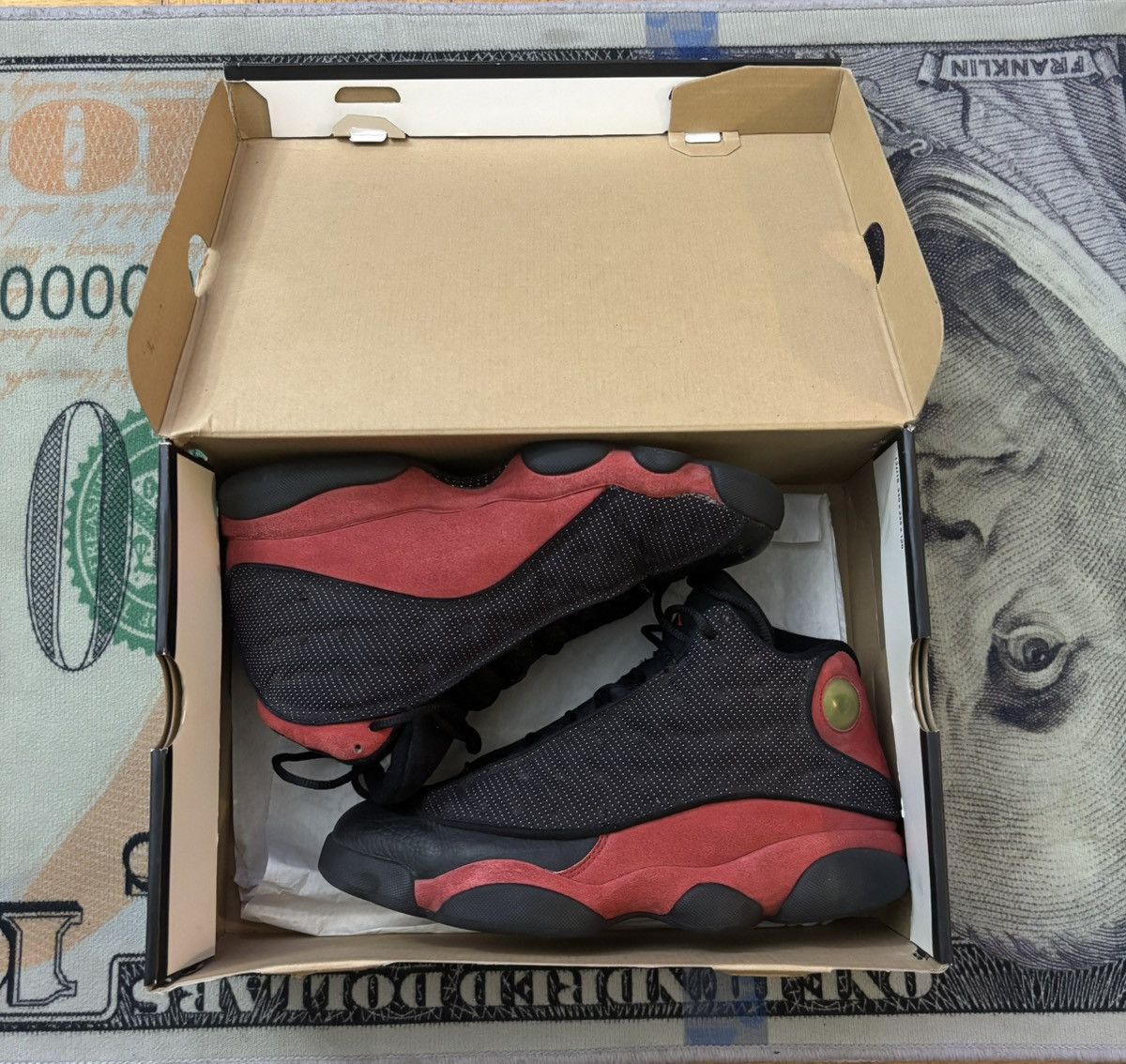 Jordan Brand Jordan 13 Bred Retro 2013 Size 8 Size US 8 / EU 41 - 2 Thumbnail