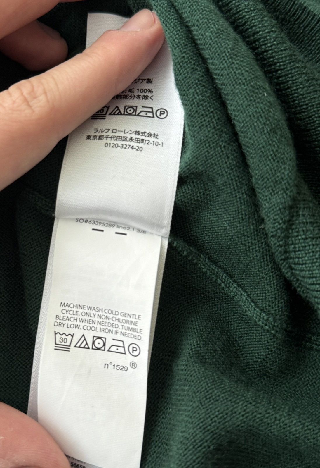 Polo Ralph Lauren Polo Ralph Lauren Polo-Pony wool jumper size M Size US M / EU 48-50 / 2 - 7 Thumbnail