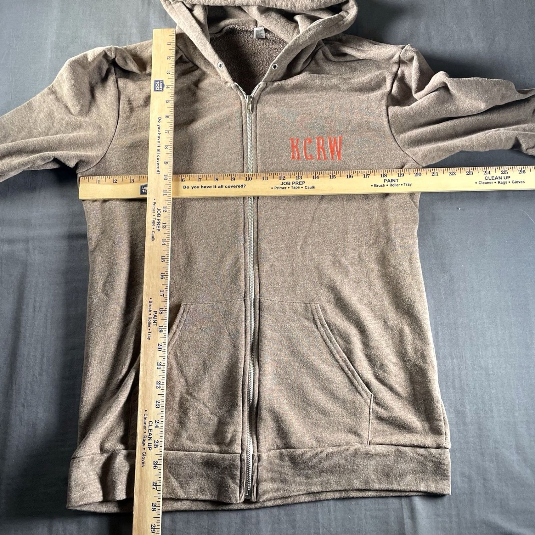 American Apparel NPR KCRW 88.9 Zip Up Hoodie American Apparel Men XL Brown Full Zip Motorcycle Graphic Print Bre breathable Lightweight Autumn Winter Spring Fall Size US XL / EU 56 / 4 - 4 Thumbnail