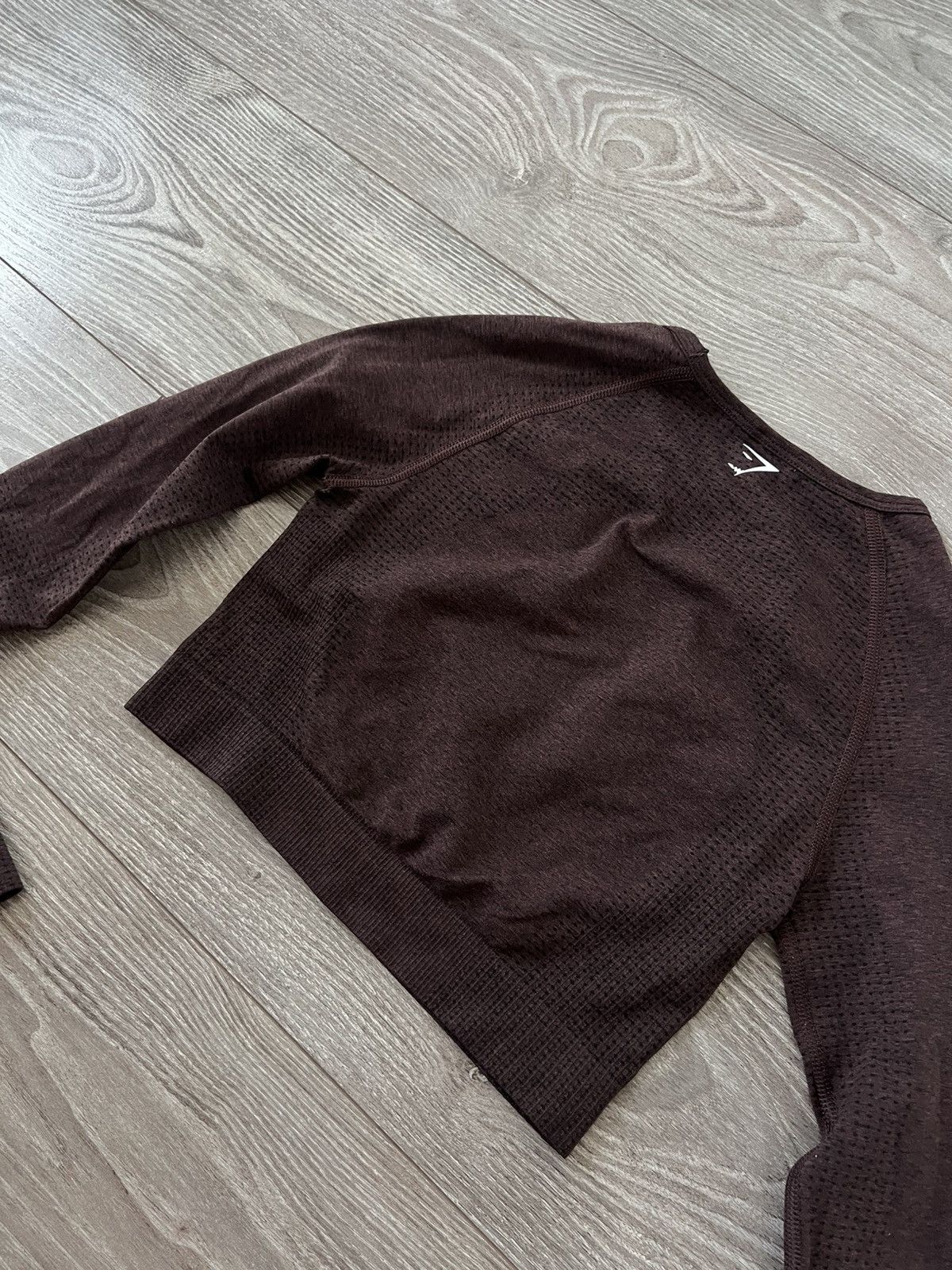 Gymshark ‼️Gymshark Womans Long Sleeve Onyx Straight Fit Gym Top‼️ Size S / US 4 / IT 40 - 19 Thumbnail