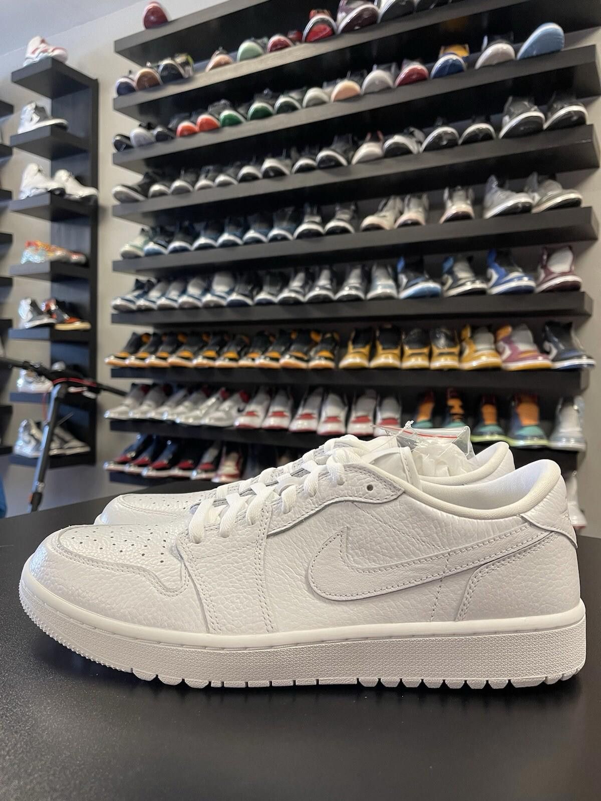 Jordan Brand Size 12 - Nike Air Jordan 1 Low Golf Triple White 2022 Men Size US 12 / EU 45 - 1 Thumbnail