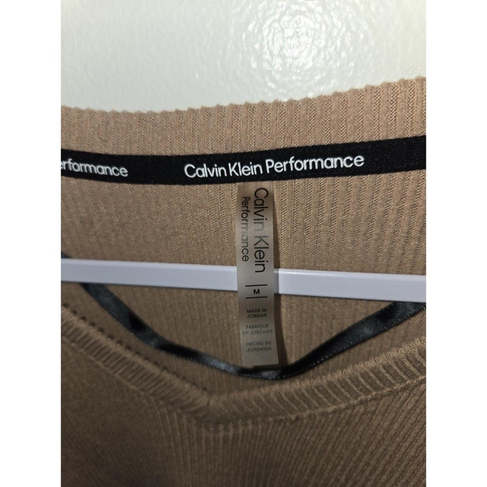 Calvin Klein Calvin Klein Women's Teak Open V-Neck Sweater Medium Size M / US 6-8 / IT 42-44 - 3 Thumbnail