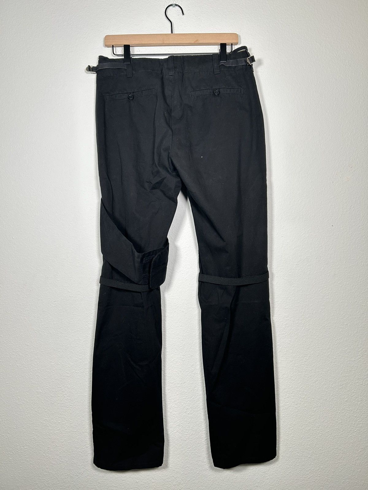 Helmut Lang FW1999 Astro Velcro Strap Elastic Parachute Pants Size US 30 / EU 46 - 2 Thumbnail