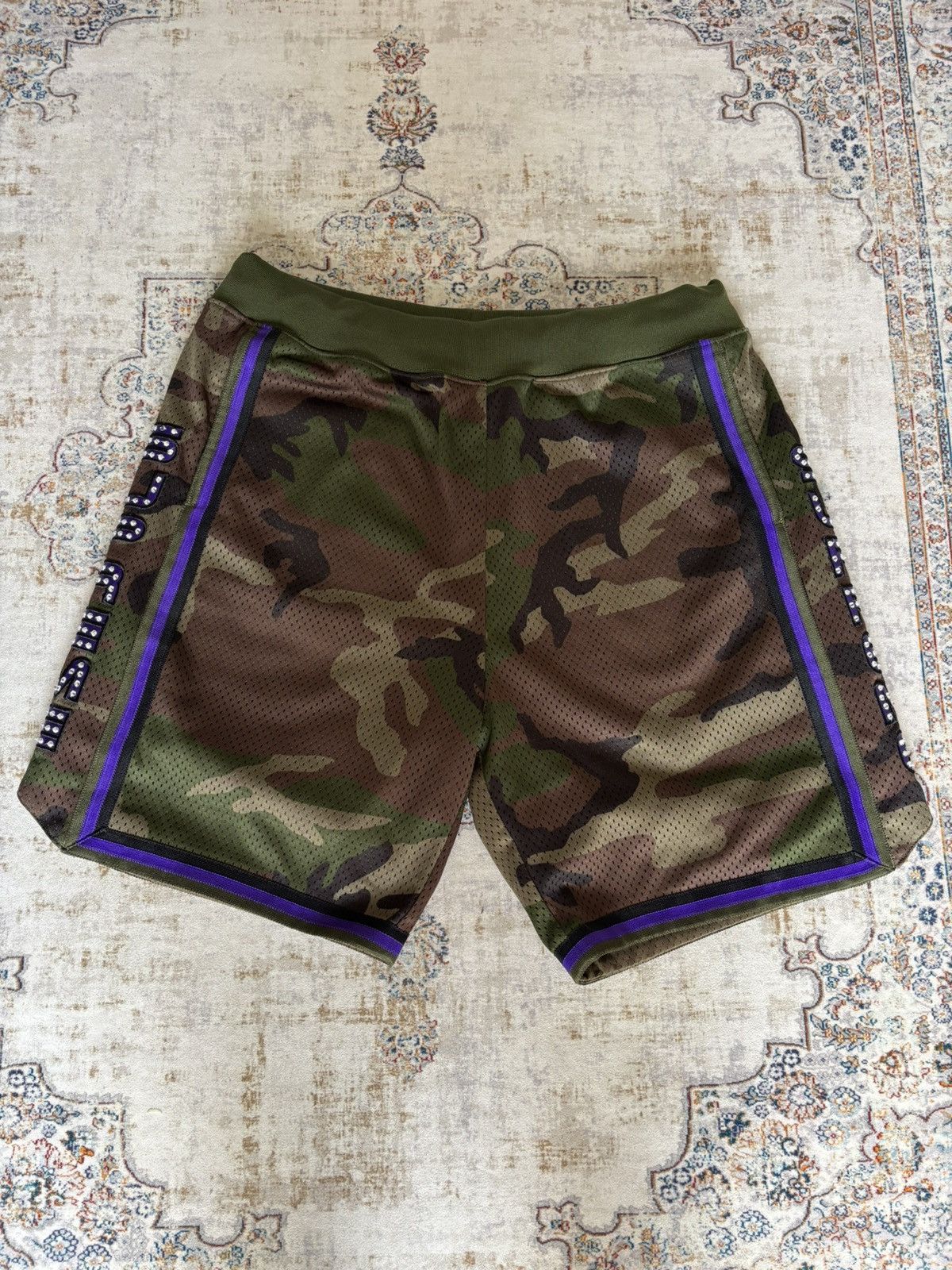 Supreme Supreme Big Script Mesh Short Green SS24 Sz L Ready to