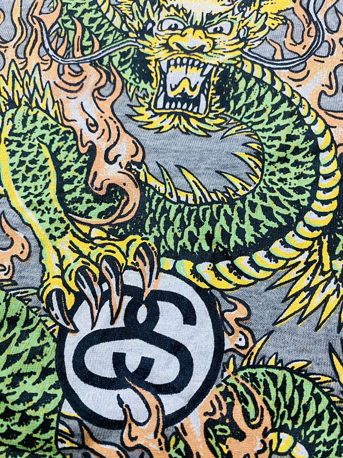 Stussy × Vintage vintage 90’s stussy dragon Size US M / EU 48-50 / 2 - 5 Thumbnail