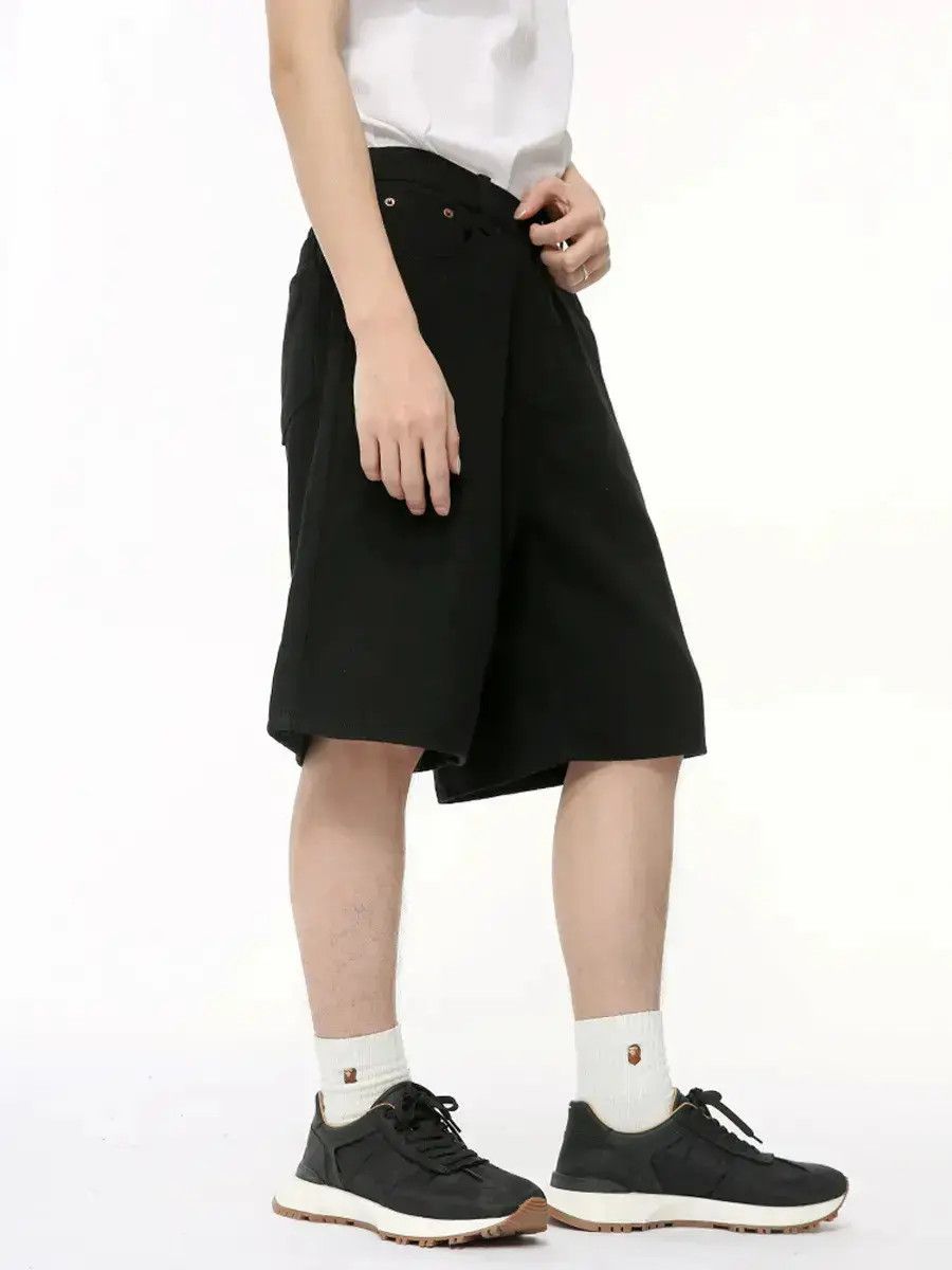 Japanese Brand Retro loose straight casual denim shorts Size US 32 / EU 48 - 3 Thumbnail
