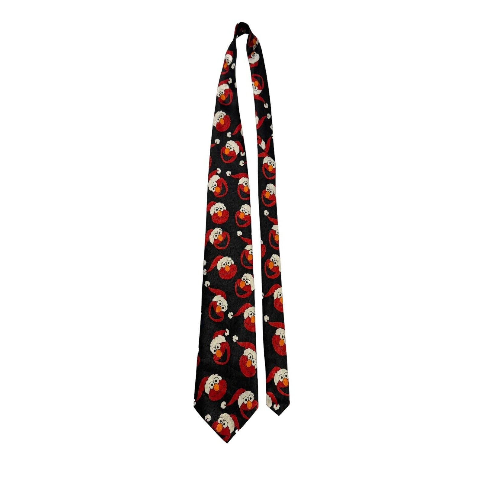 Other Sesame Street Elmo Christmas Hats Cartoon Vintage Necktie Size ONE SIZE - 2 Thumbnail