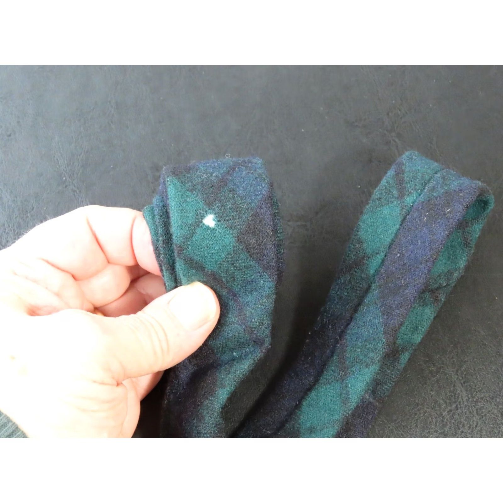 Pendleton Pendleton Men’s Tie Plaid Wool 3”x56” Adjustable Blue Green Classic 57" Neckwear Size ONE SIZE - 4 Thumbnail