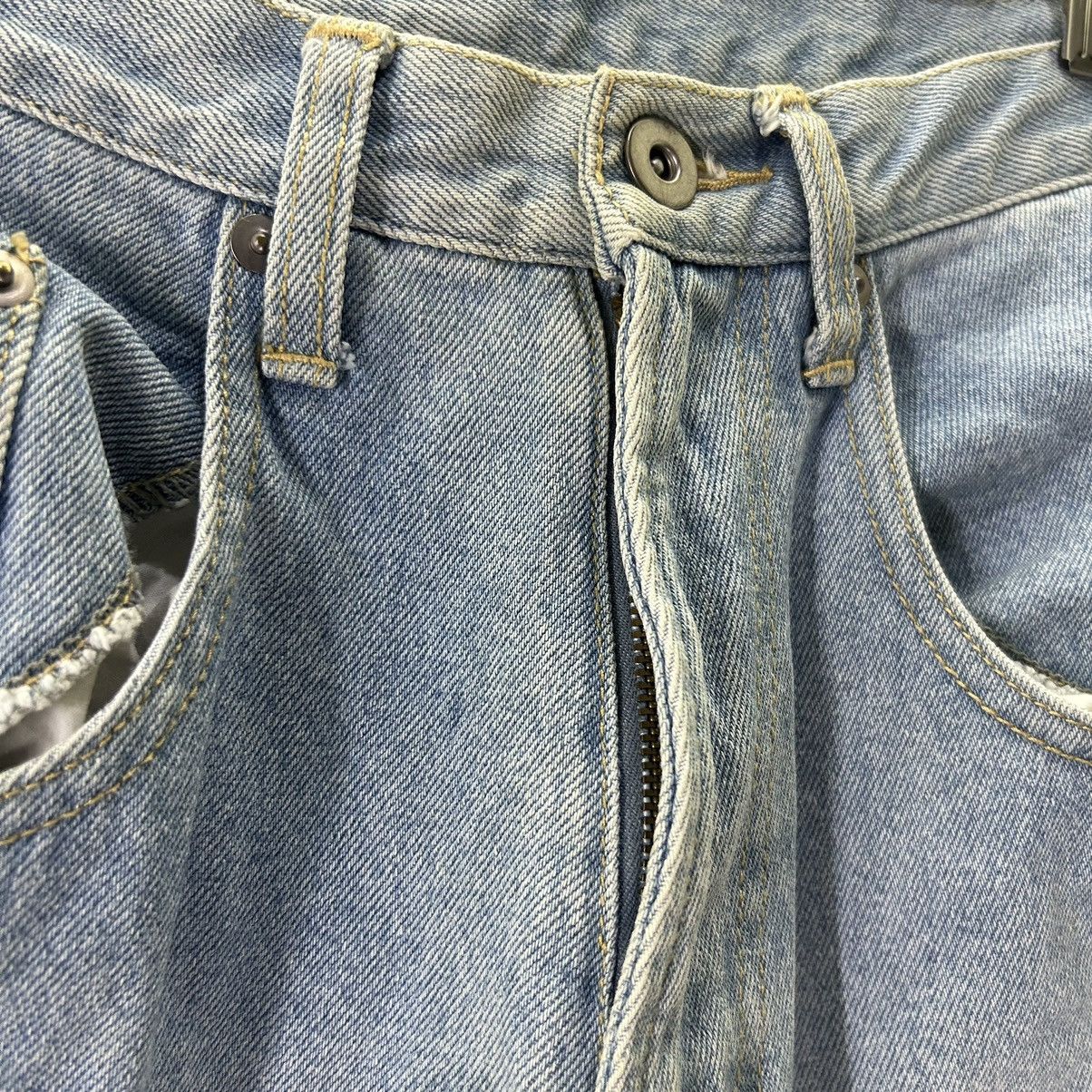 Vintage Vintage Japanese Denim Washed Blue Baggy Jeans Size US 28 / EU 44 - 5 Thumbnail