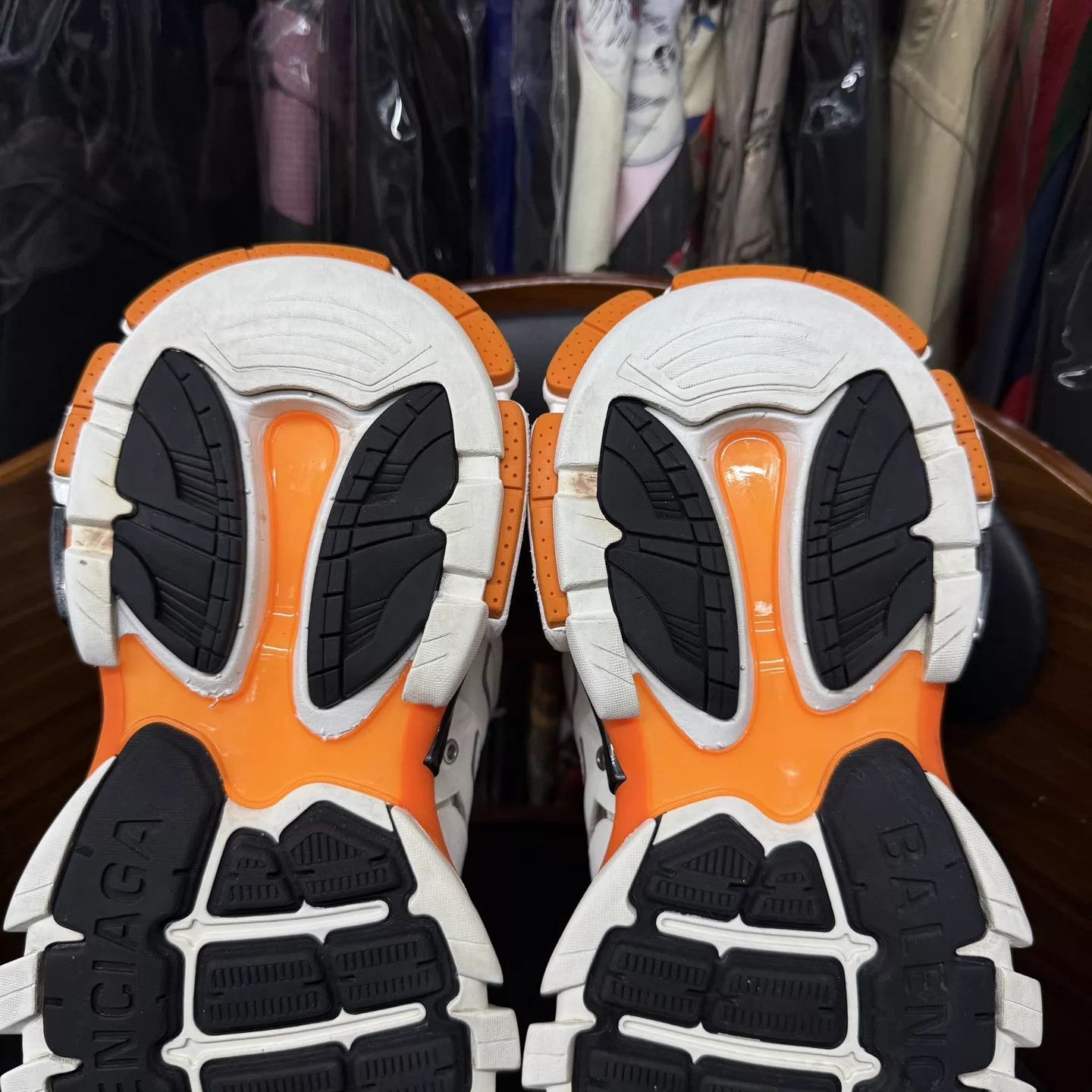 Balenciaga Balenciaga Track White Orange 38 98 New OG Box Size US 7.5 / IT 37.5 - 9 Thumbnail